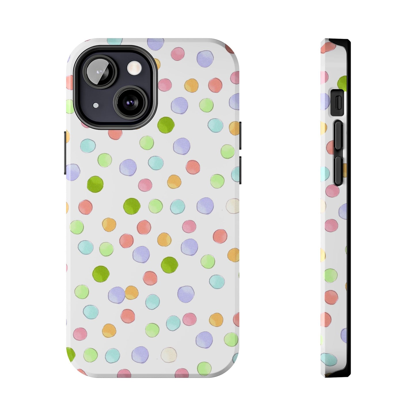 Happy Dots White Phone Case
