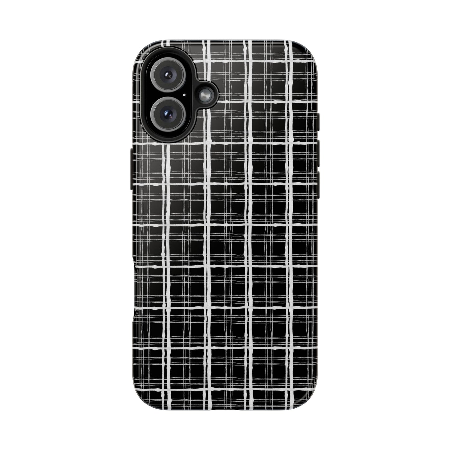 Sophistiplaid Black / White Phone Case