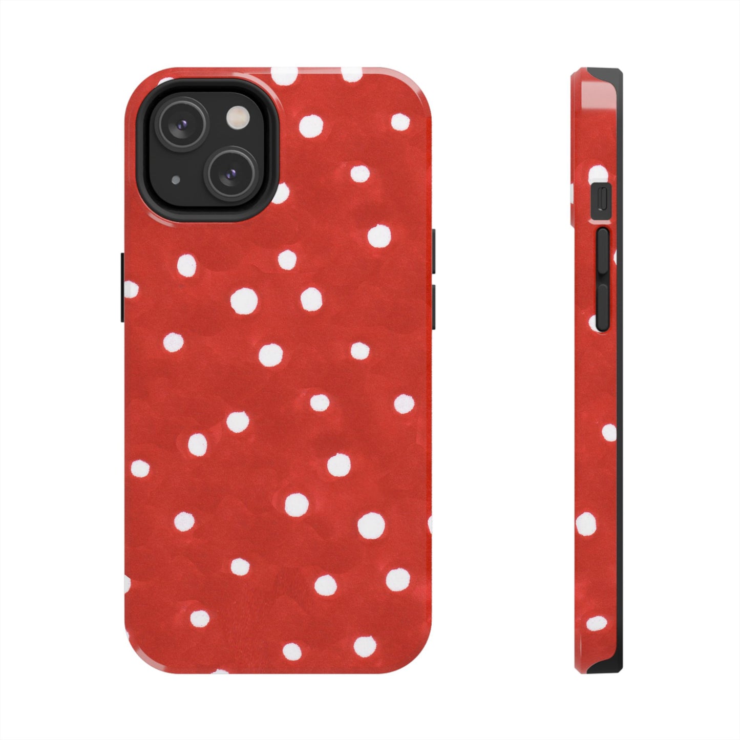 Dots Red Phone Case