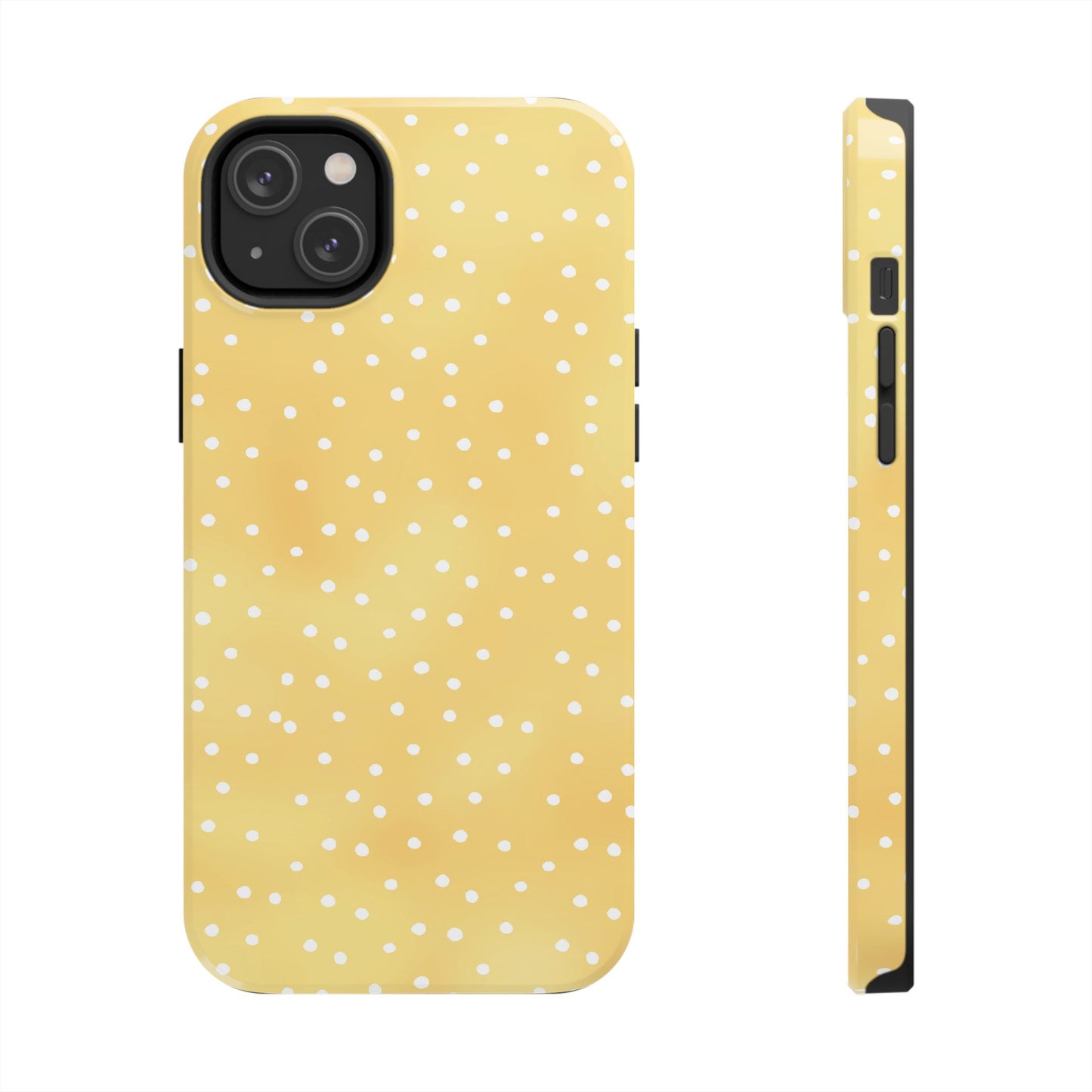 Dinky Dots Sunshine / White Phone Case