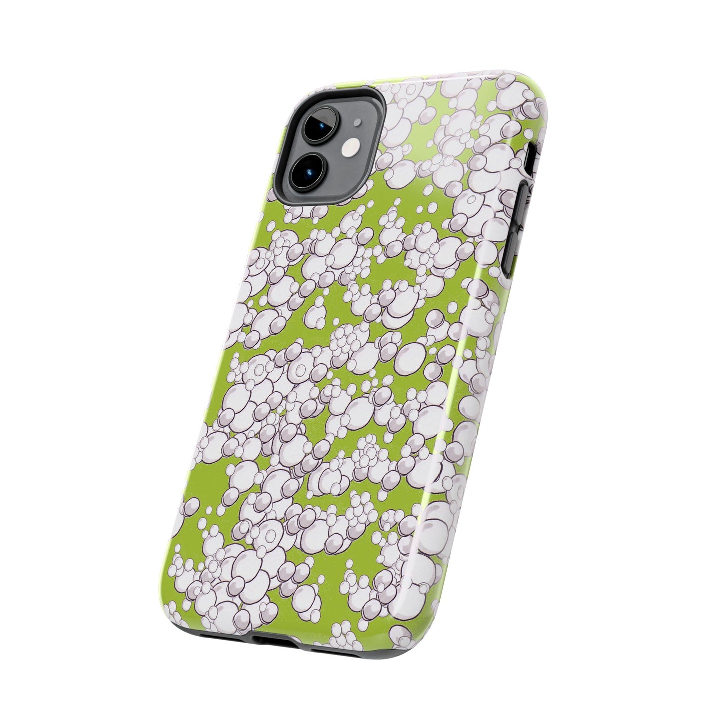 Bubble Dots Green Phone Case