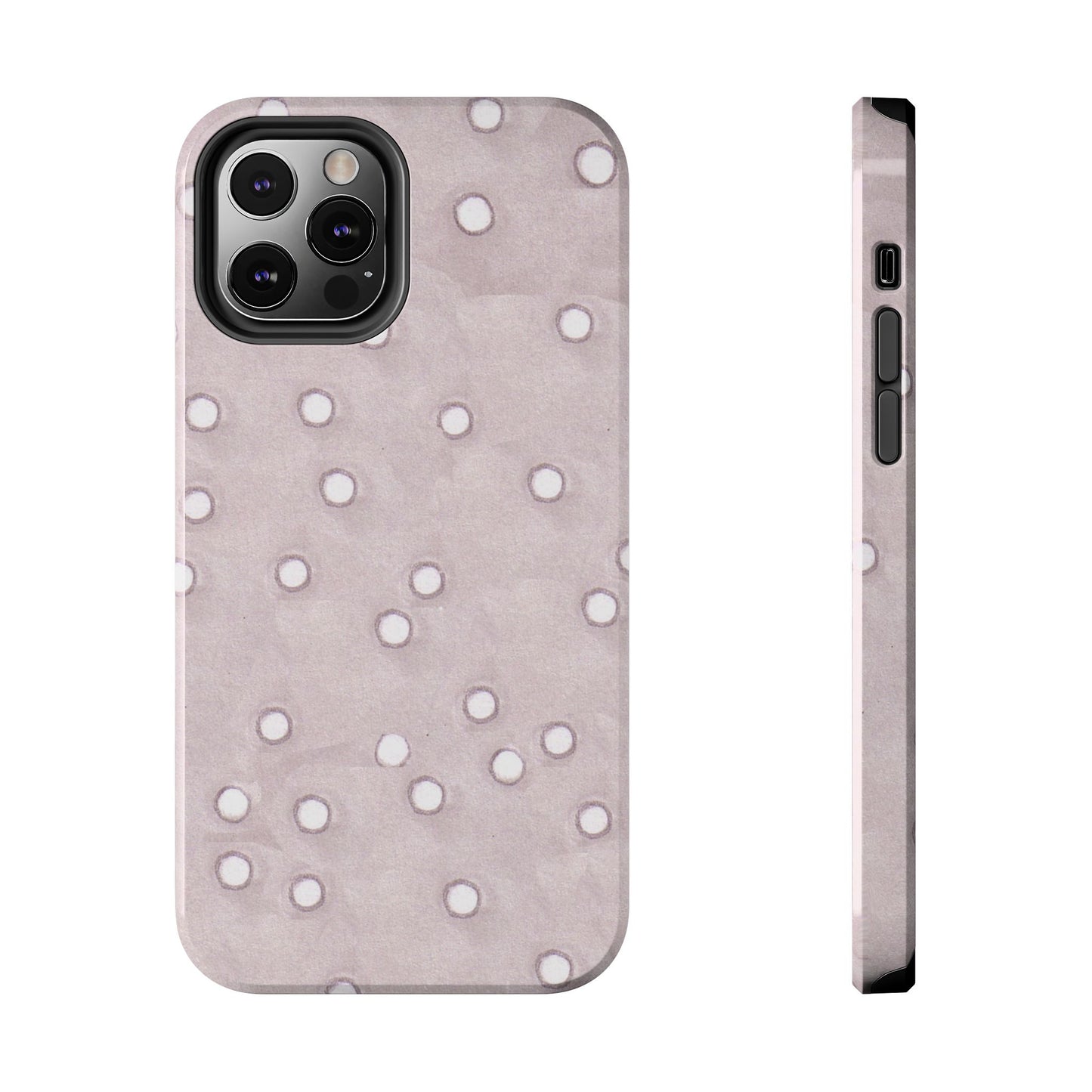 Dinky Dots Silver Phone Case