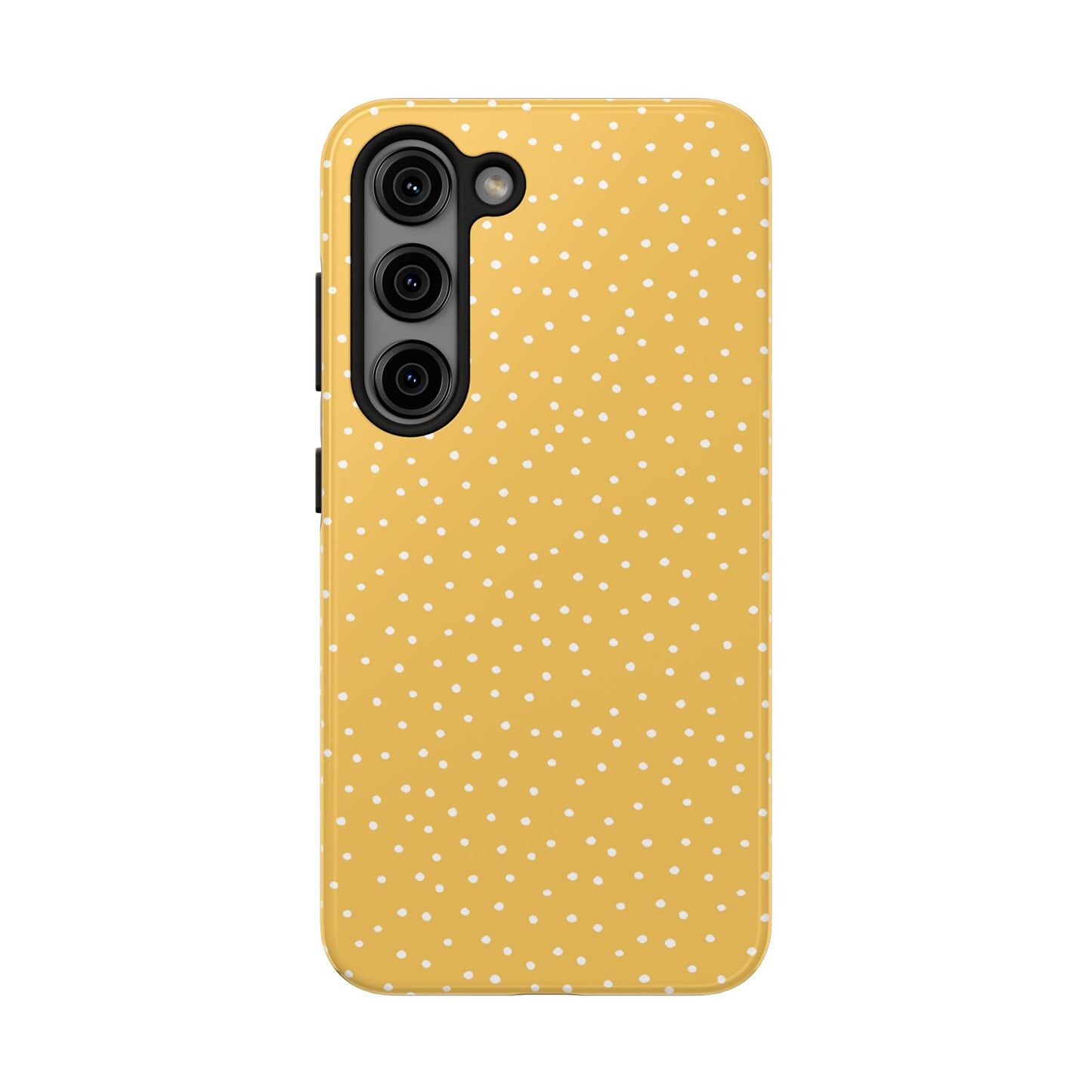 Dinky Dots Yellow / White Phone Case