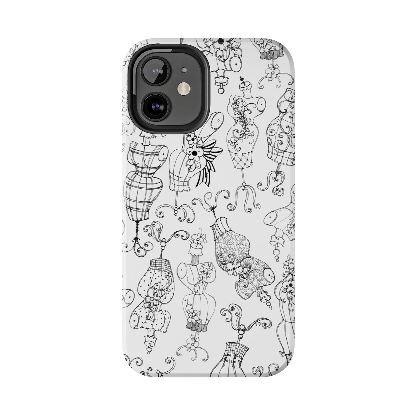 Mannequinique White / Black Phone Case