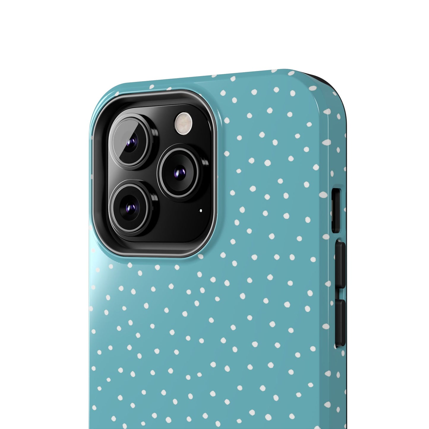 Dinky Dots Turquoise / White Phone Case