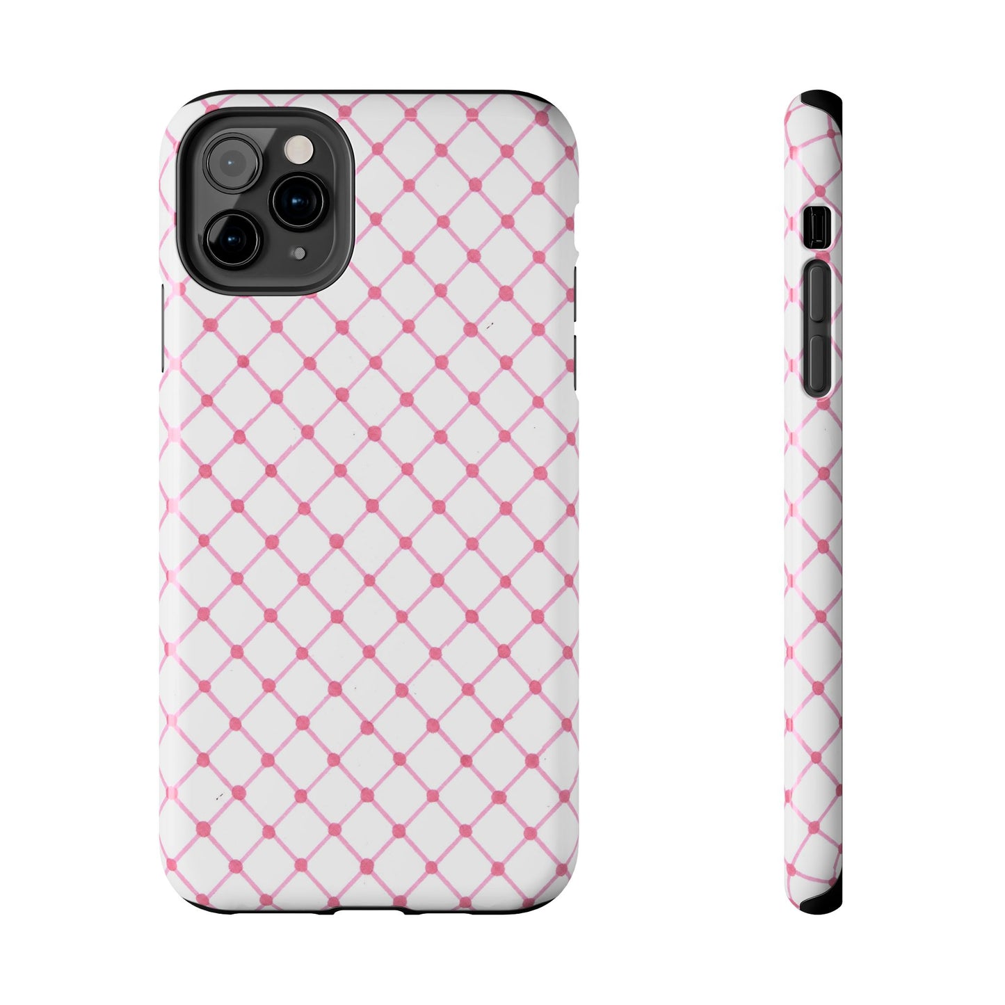 Cyclone Fence White / Pink Phone Case