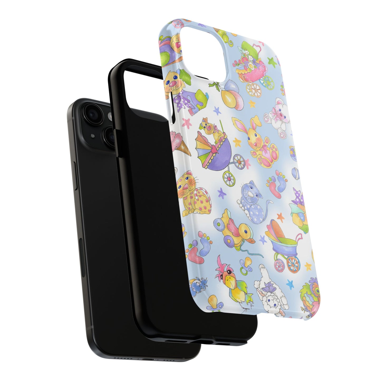 Busy Baby Blue Sky Phone Case