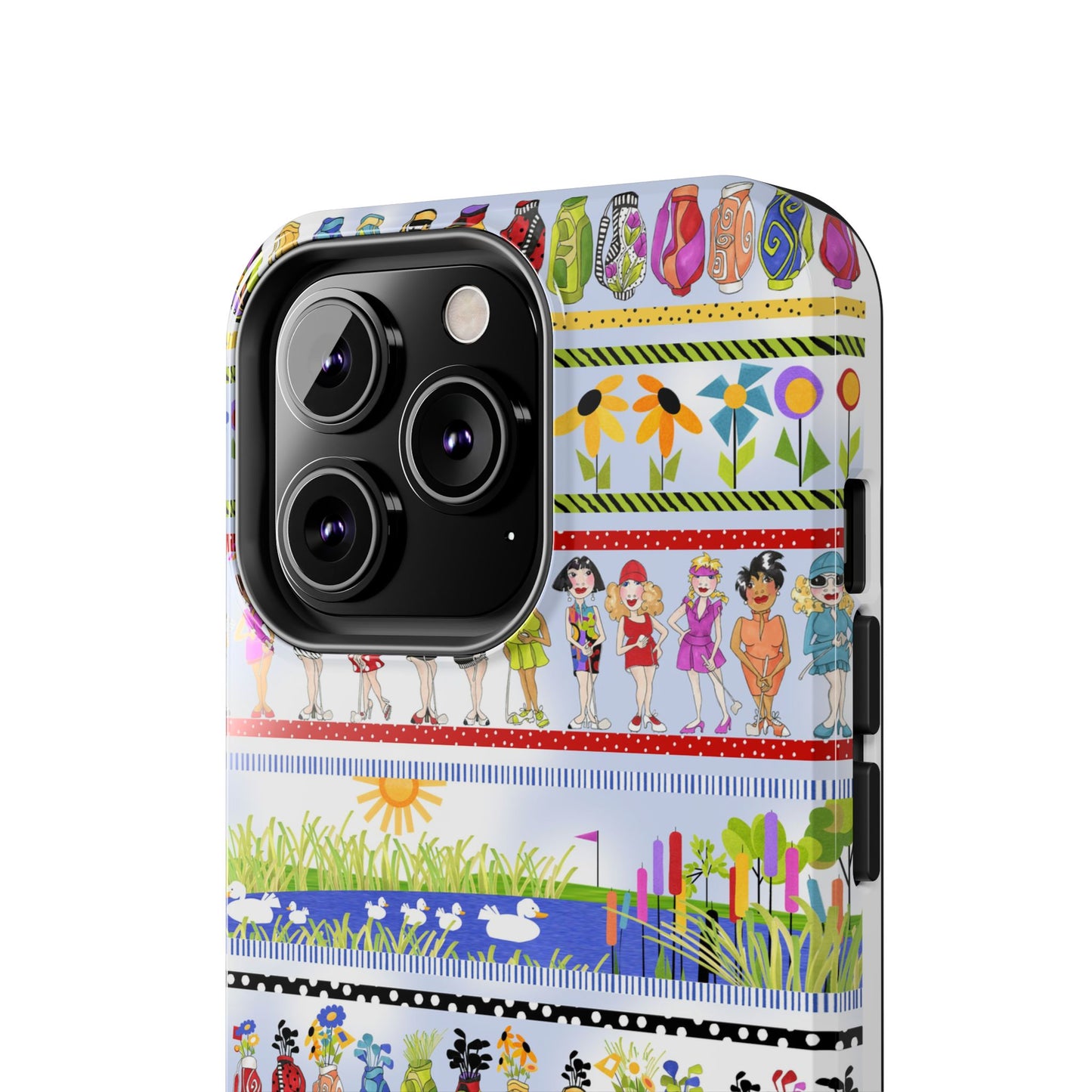 Golf Borders Blue Sky Phone Case