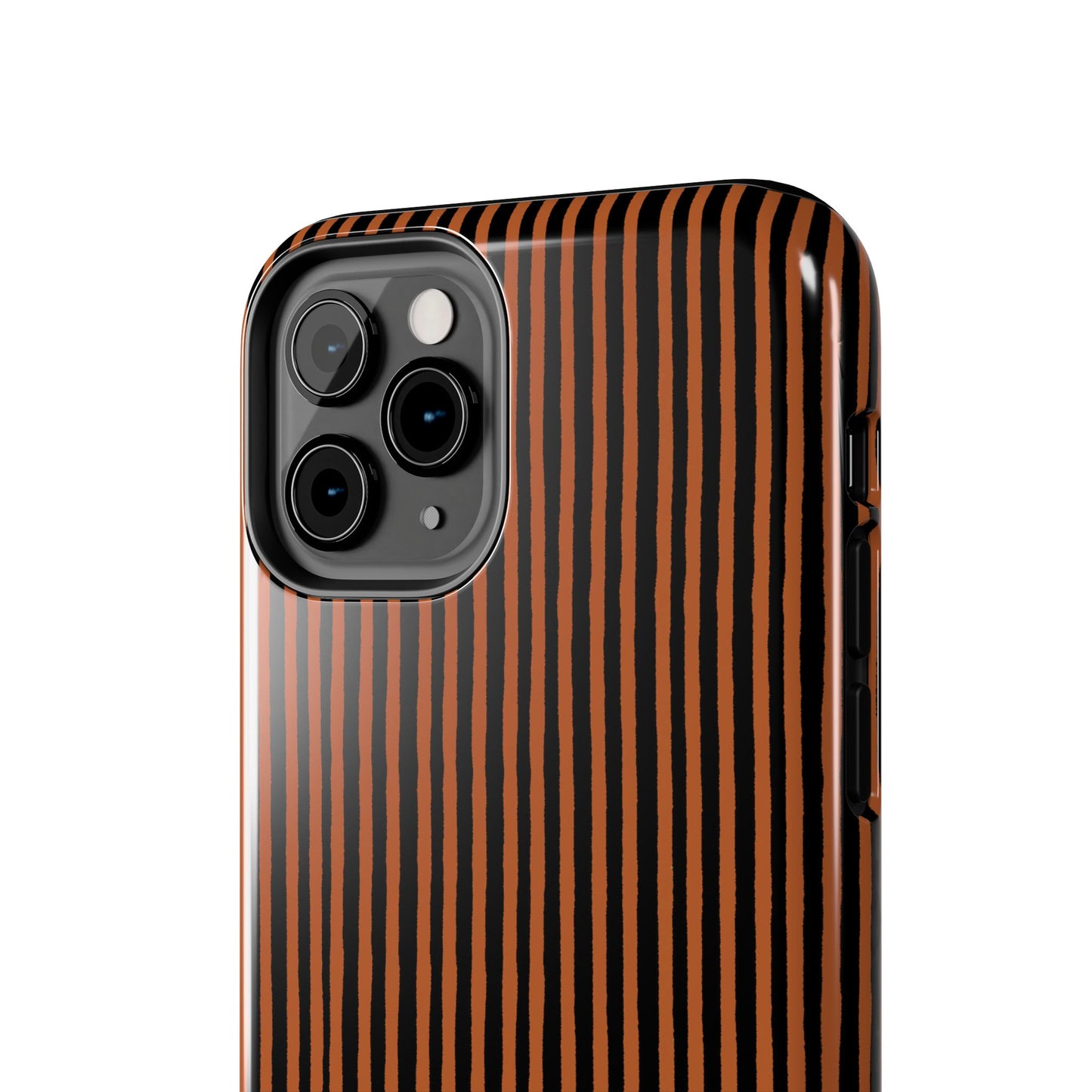 Happy Stripe Spice / Black Phone Case