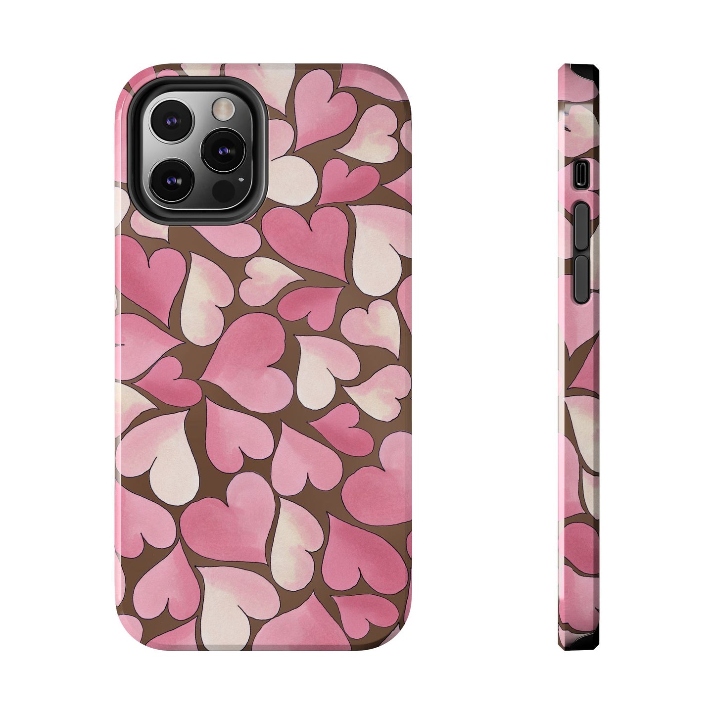 Hearts Chocolate Phone Case