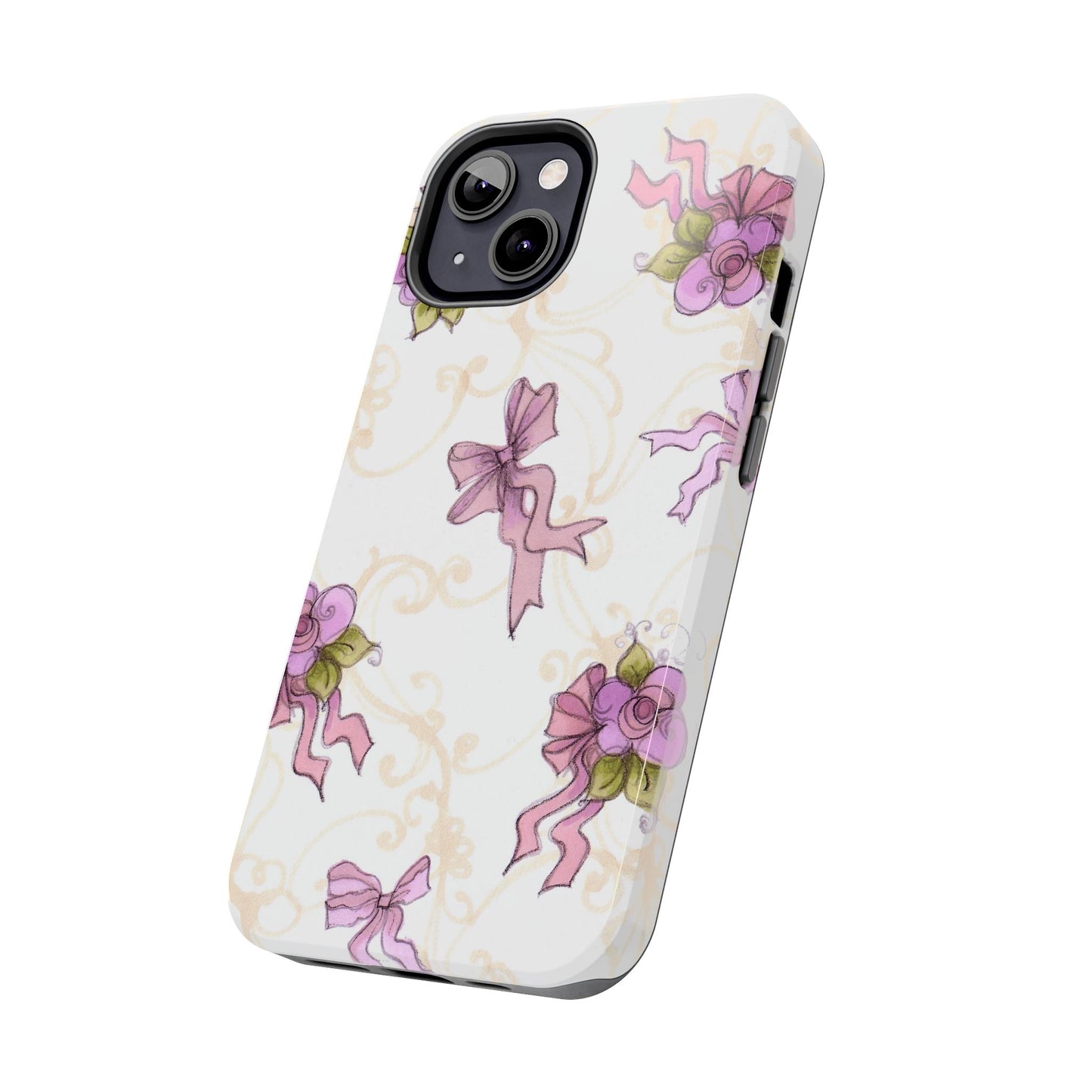 Flower Model Bow Flowers Phone Case