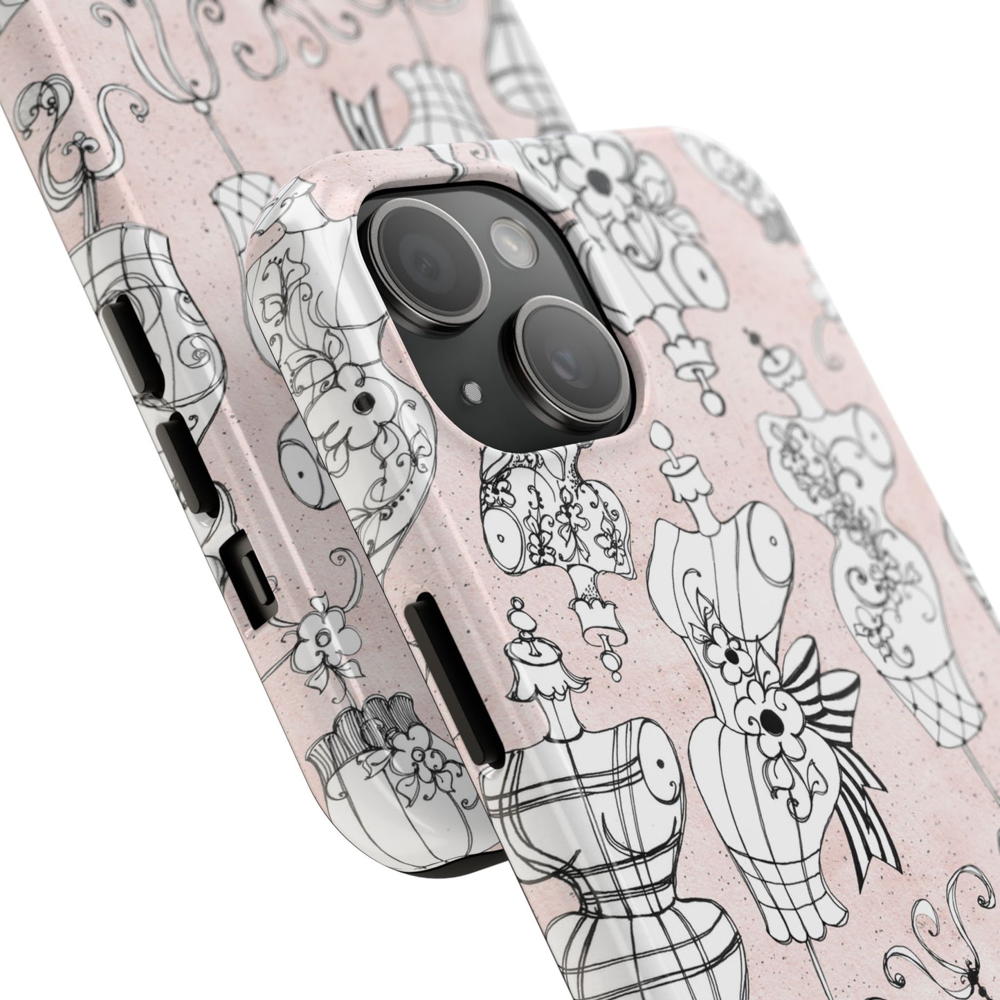 Mannequineque Silver Phone Case