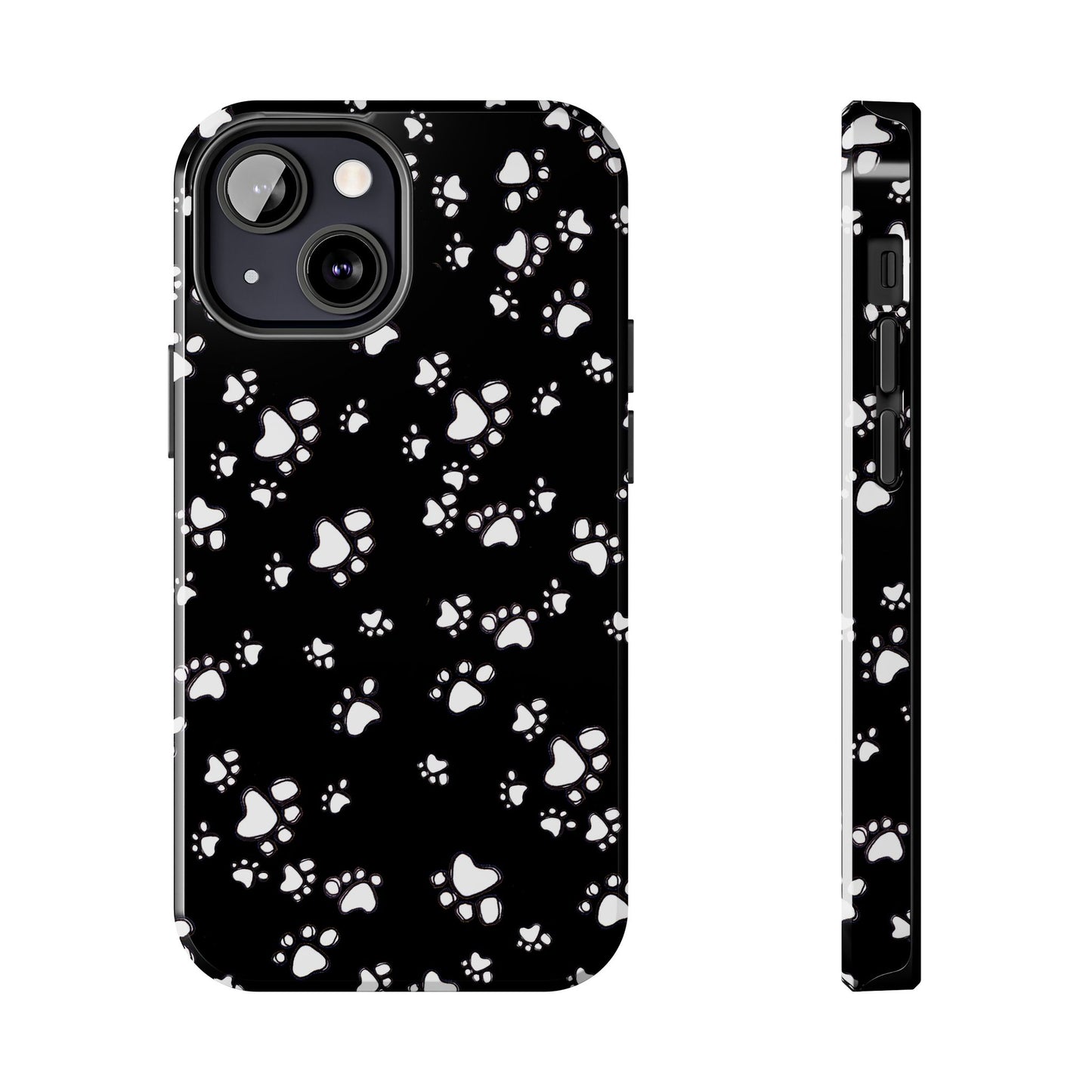 Paw Flakes Black Phone Case
