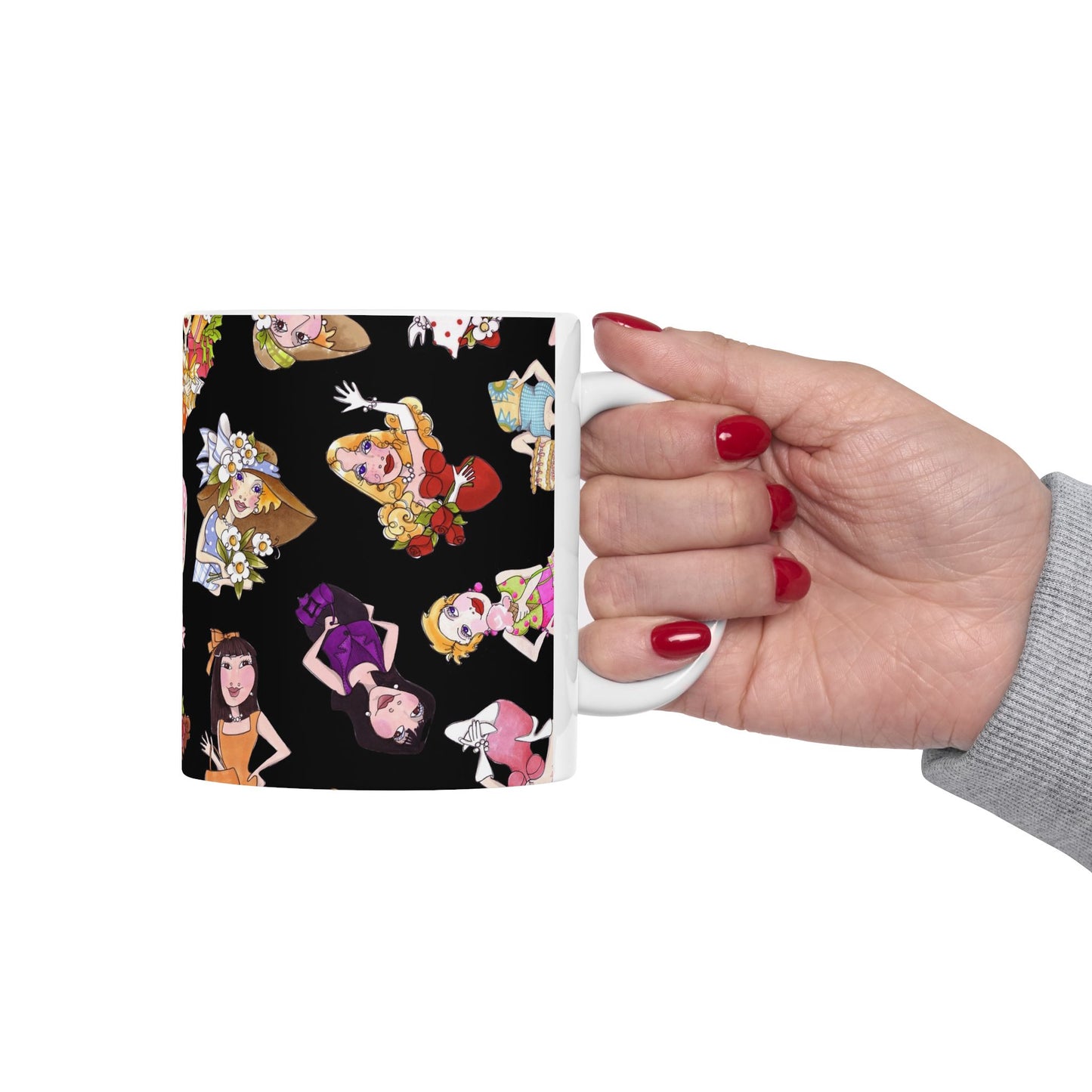 Fast Women Tossed Black Cup