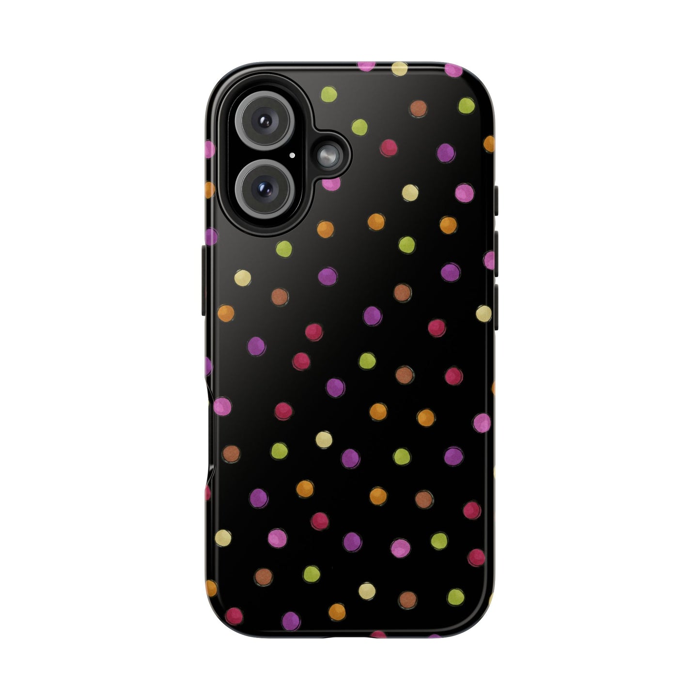Tea Dot Black Phone Case