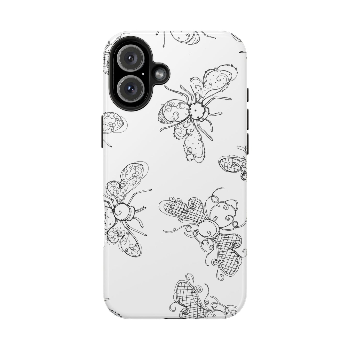 Busy Bees White Phone Case