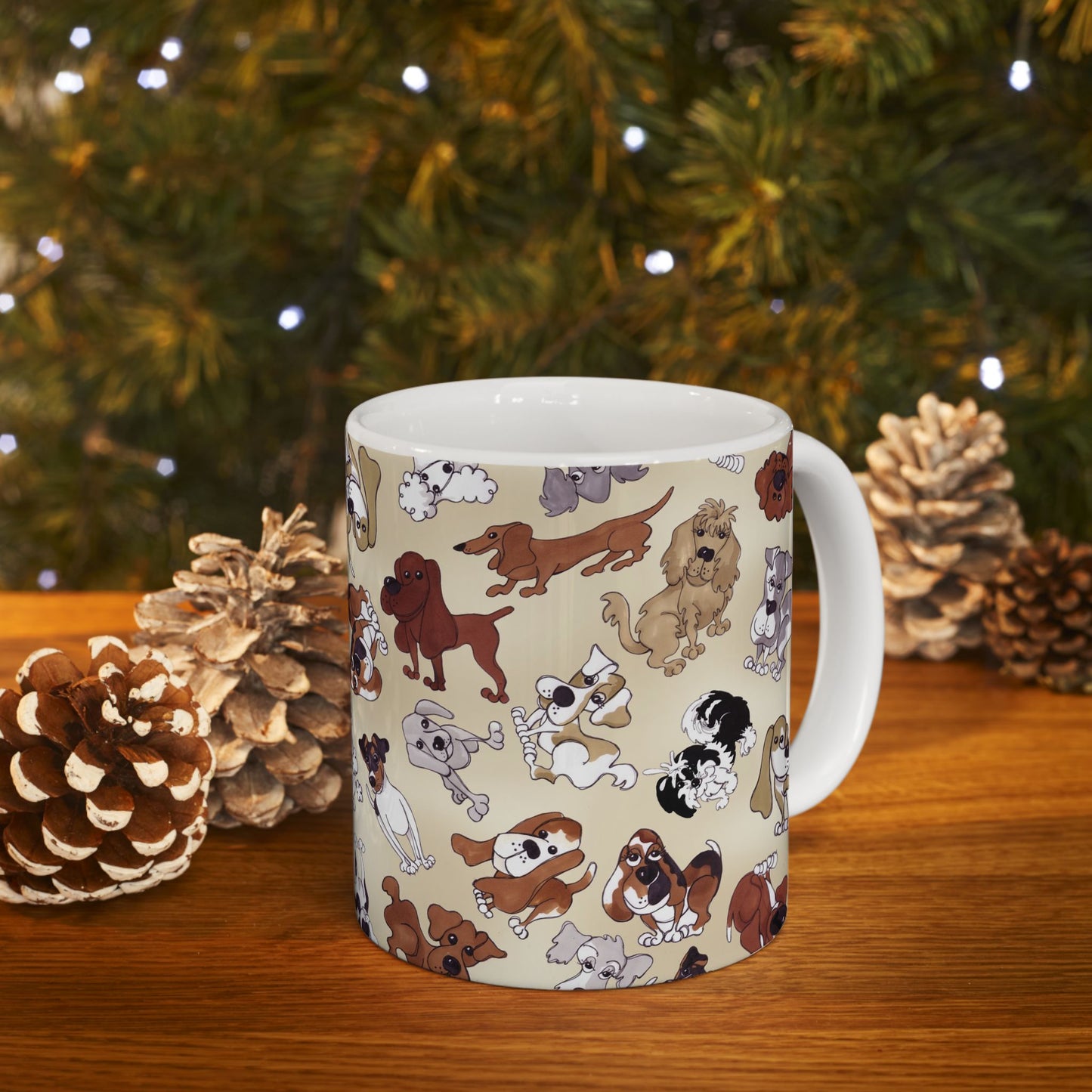 Tossed Doggies Bone Cup