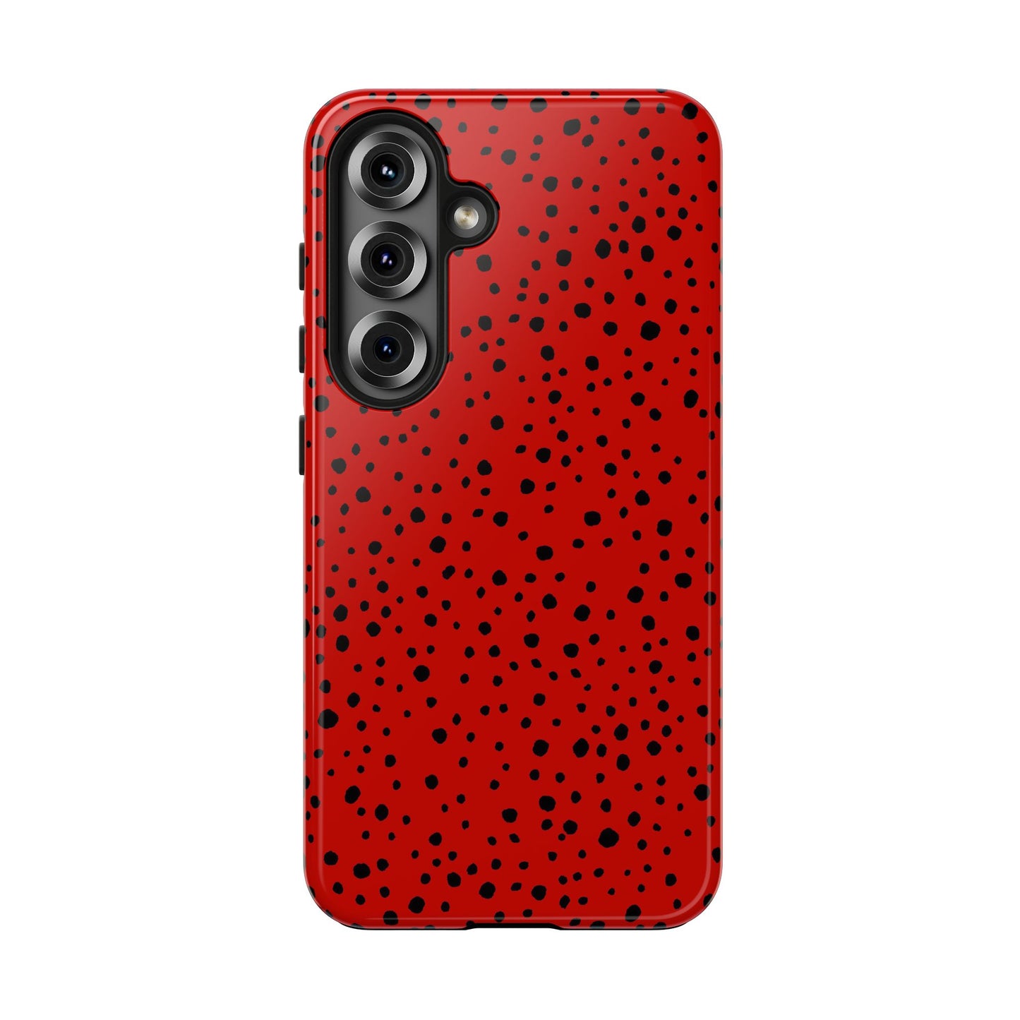 Pepper Dots Red / Black Phone Case