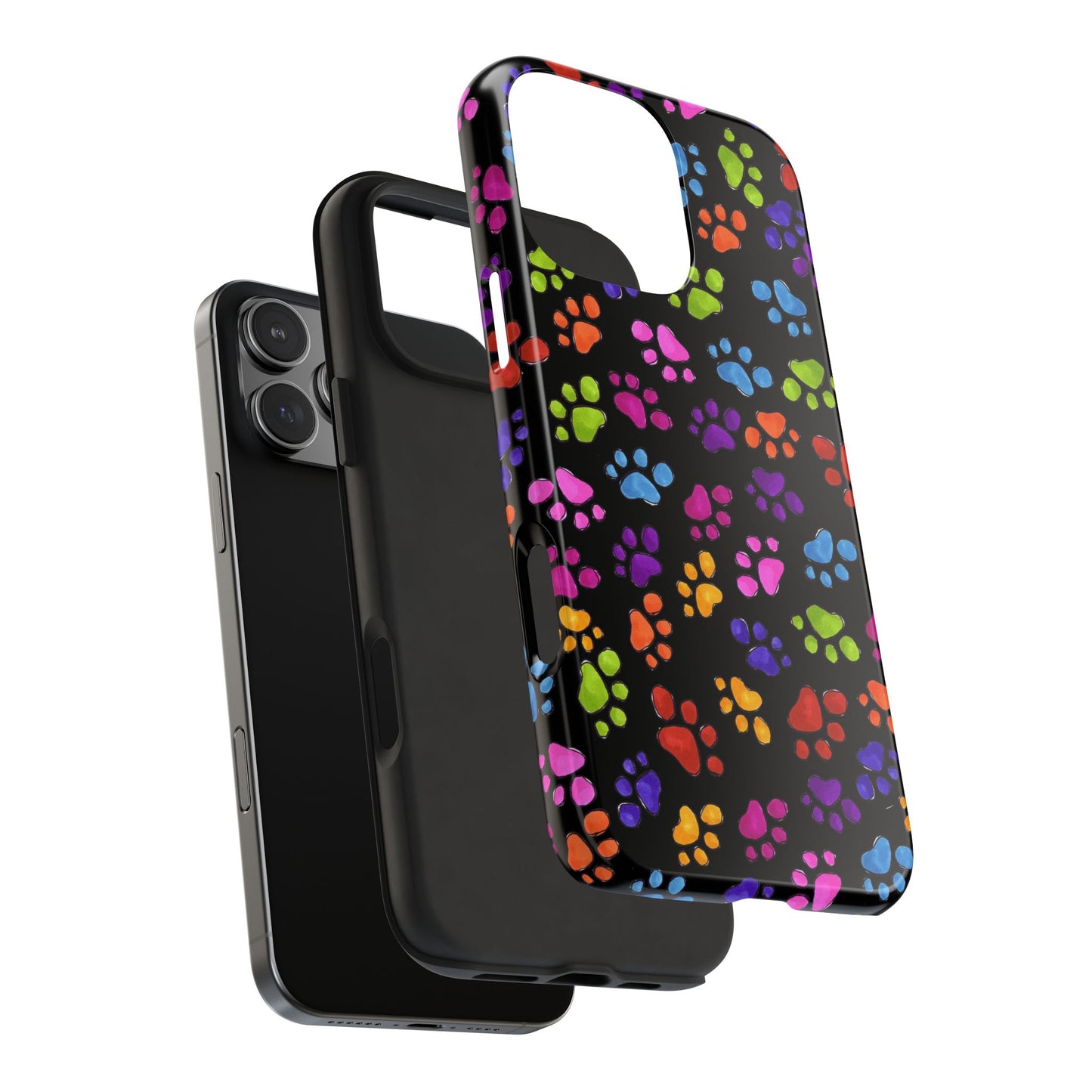 Fancy Paws Black Phone Case