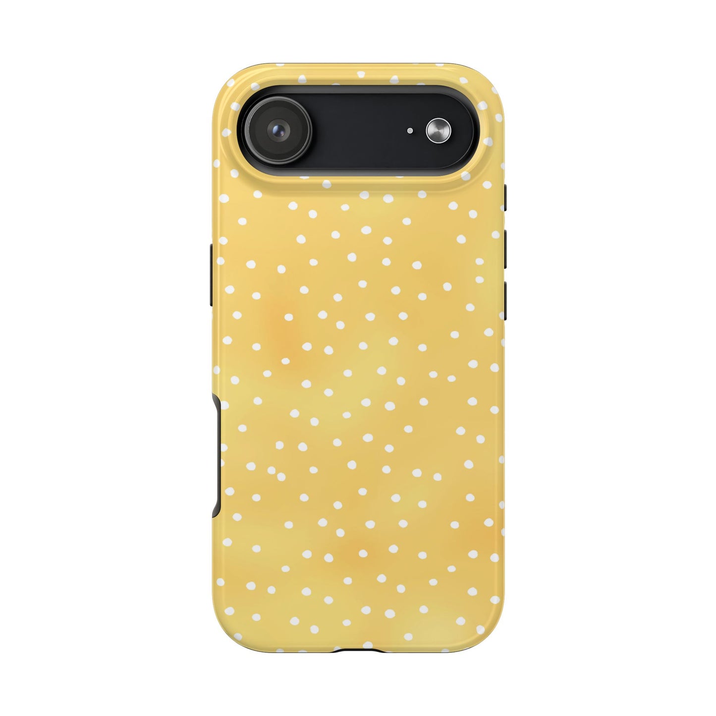 Dinky Dots Yellow / White Phone Case