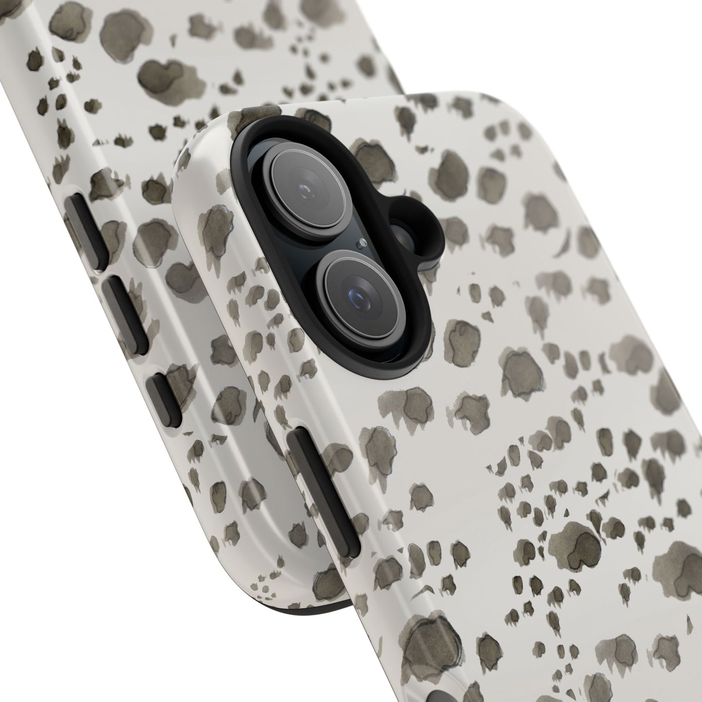 Kitty Dots Gray Phone Case