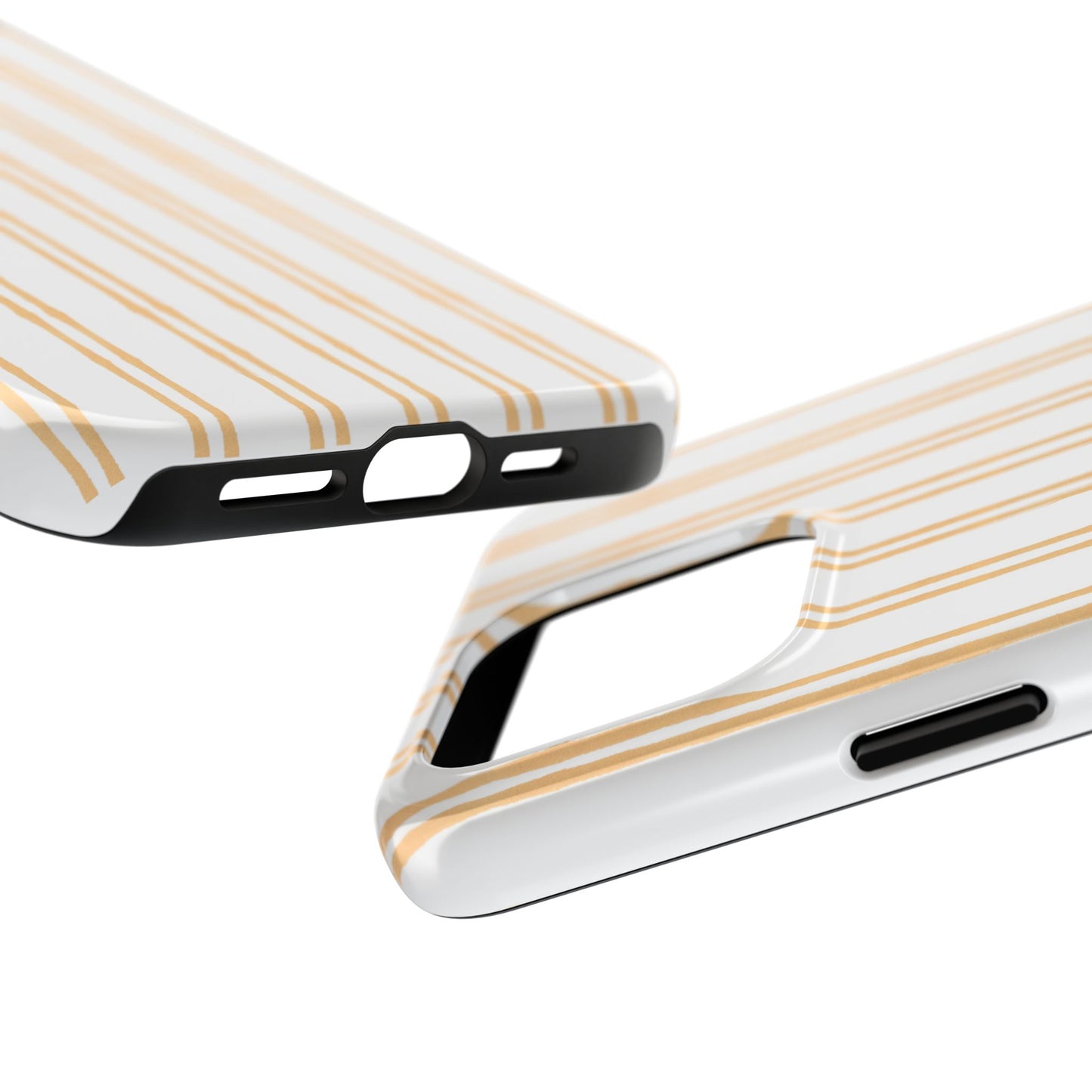 Double Stripe Yellow Phone Case