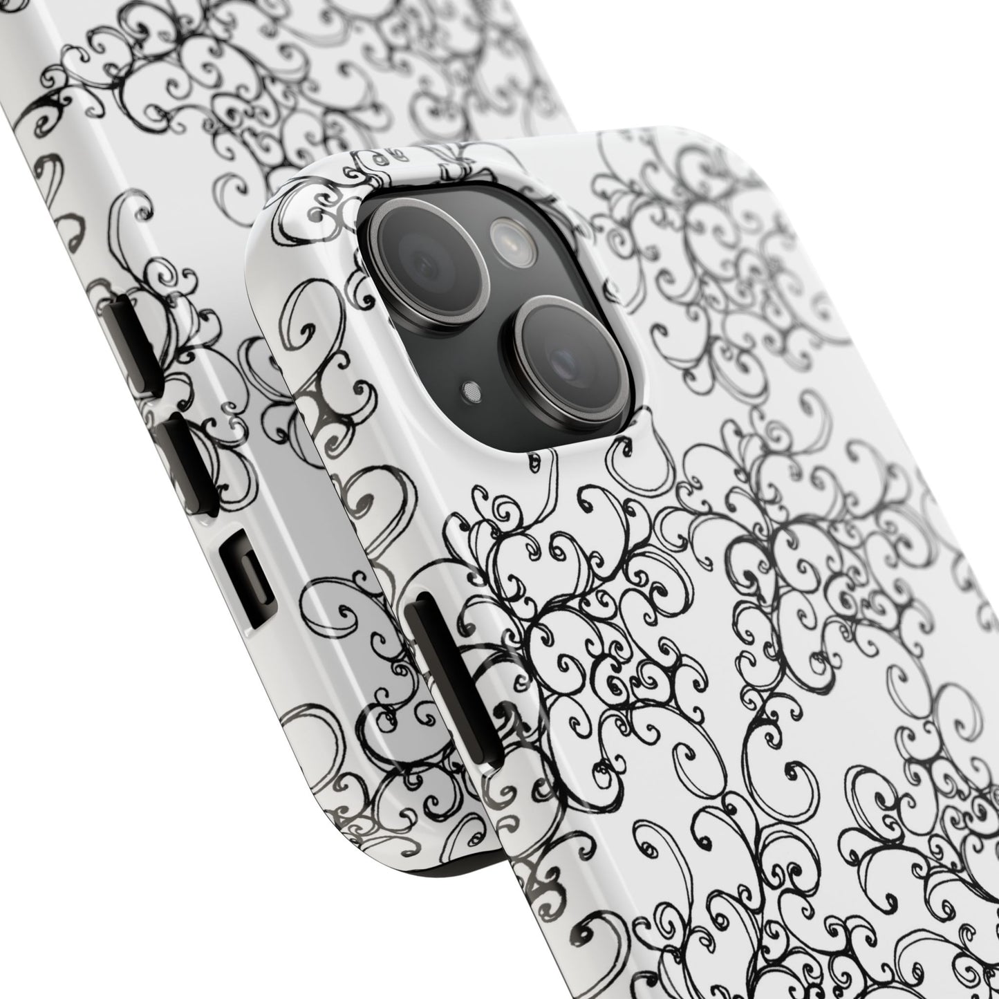 Poodle Scroll Phone Case