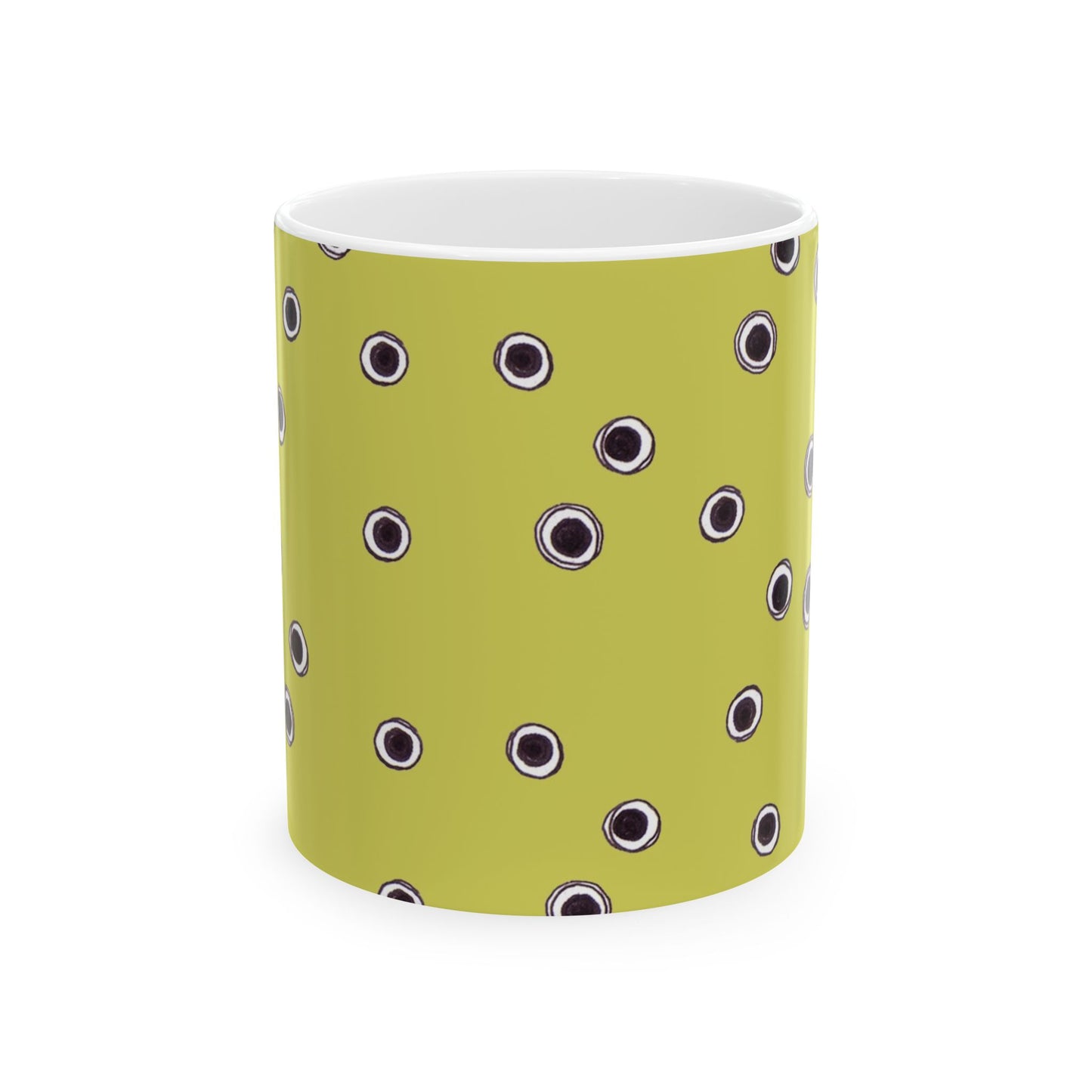 Halo Dots Green / Black Cup