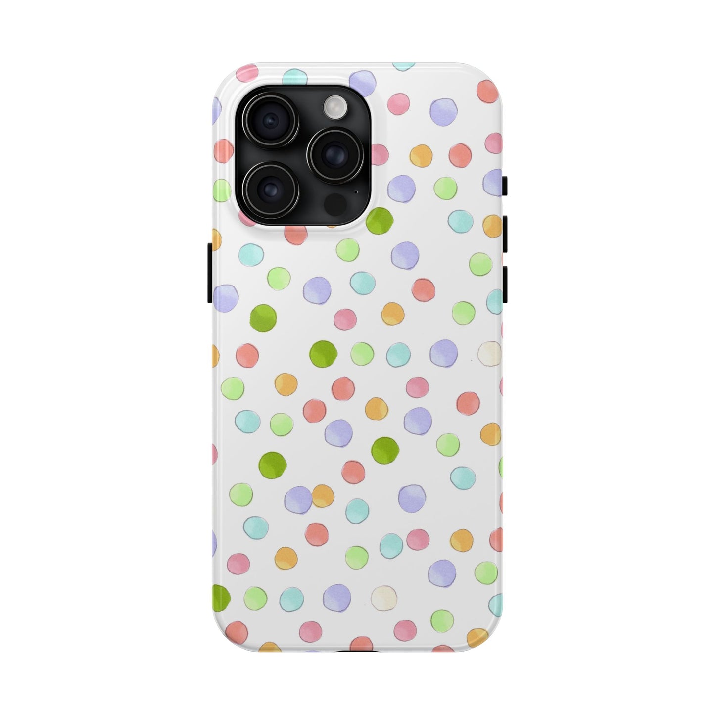 Happy Dots White Phone Case