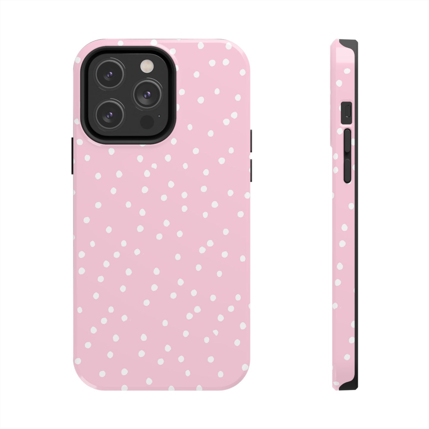 Space Dots Pink / White Phone Case