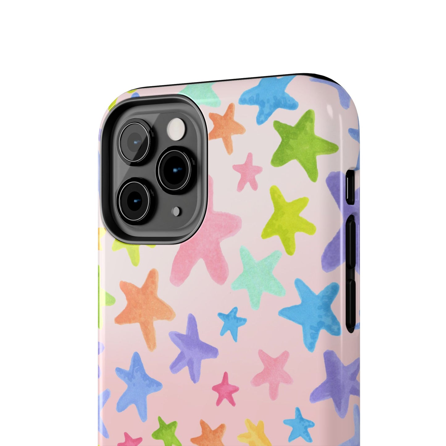 Happy Stars Pink Phone Case