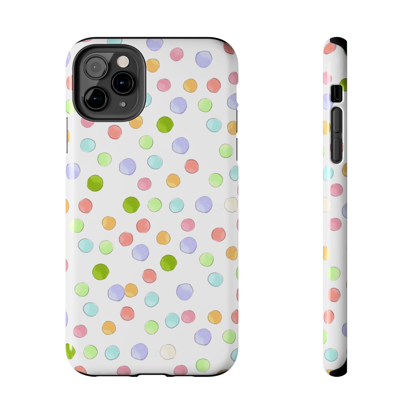 Happy Dots White Phone Case