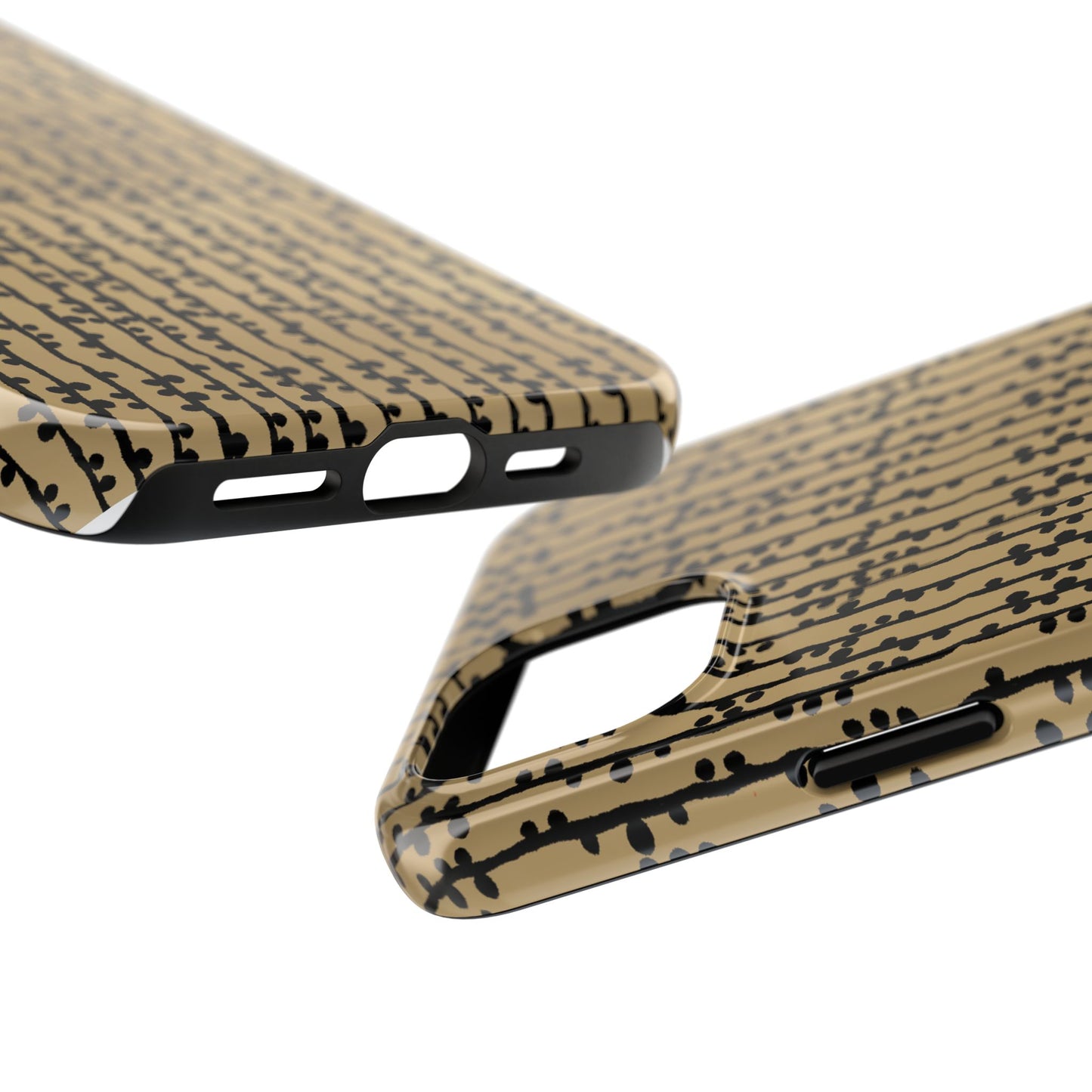 Loopy Stripe Tan Phone Case