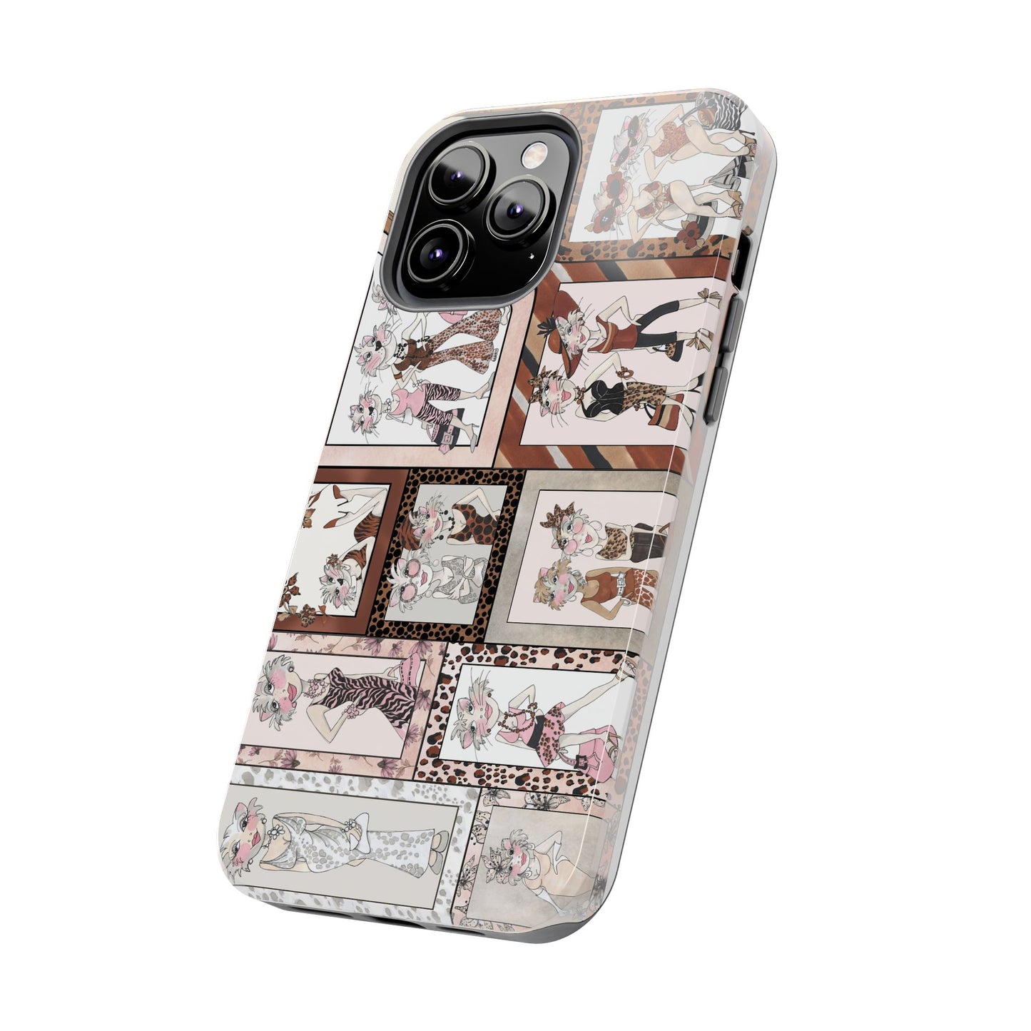 Wild Cat Woman Phone Case