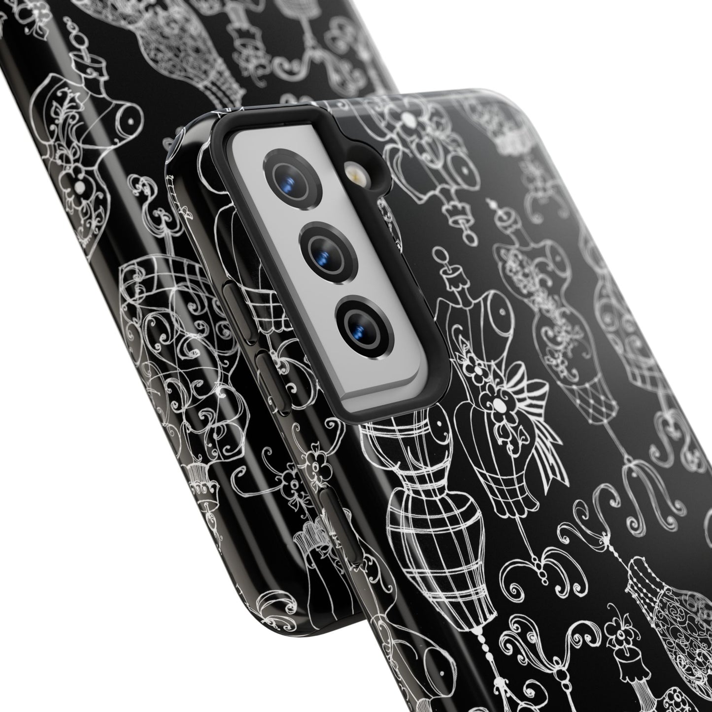 Mannequinique Black / White Phone Case