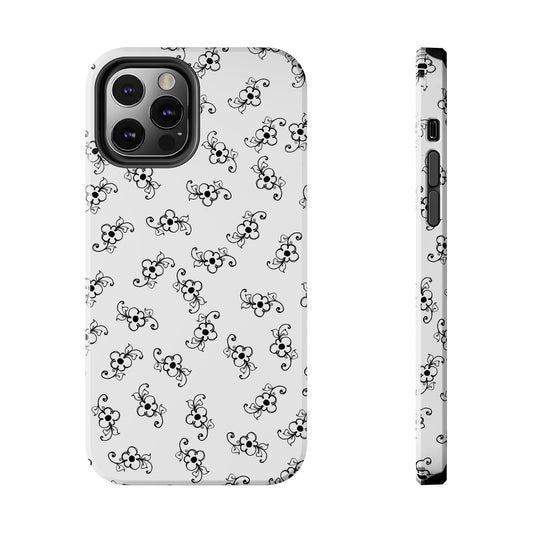 Favorite Daisies White / Black Phone Case