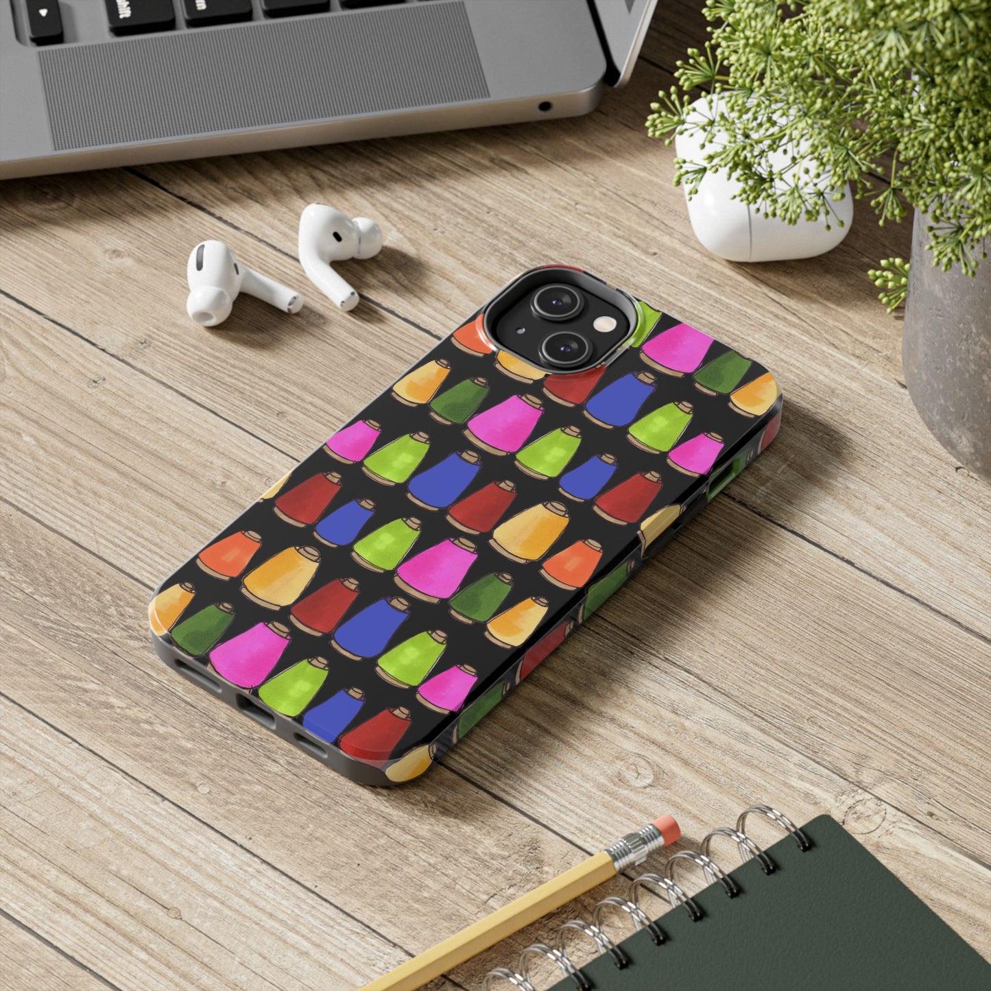 Coneiferous Black / Multi Phone Case