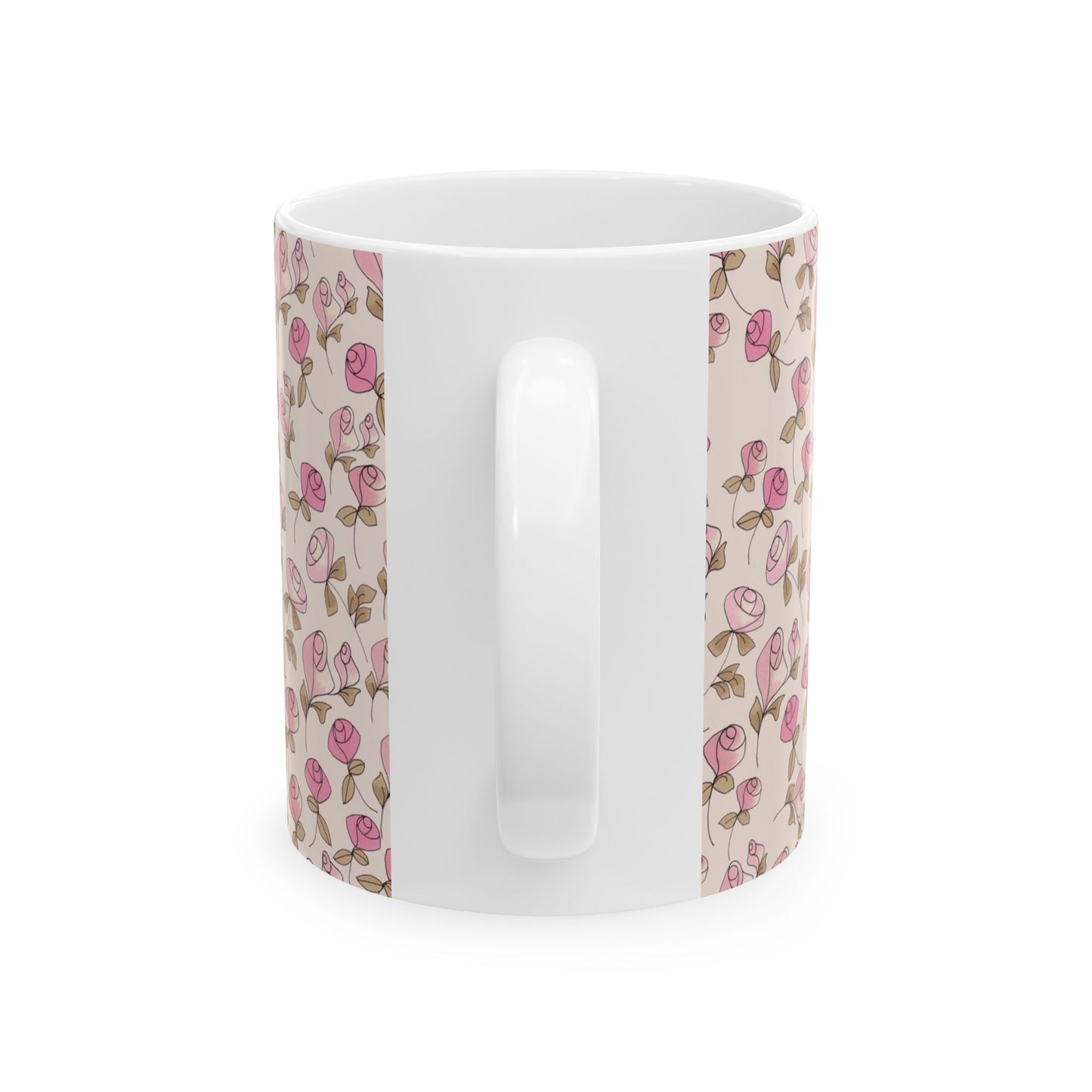 Little Bitty Roses Pink Cup