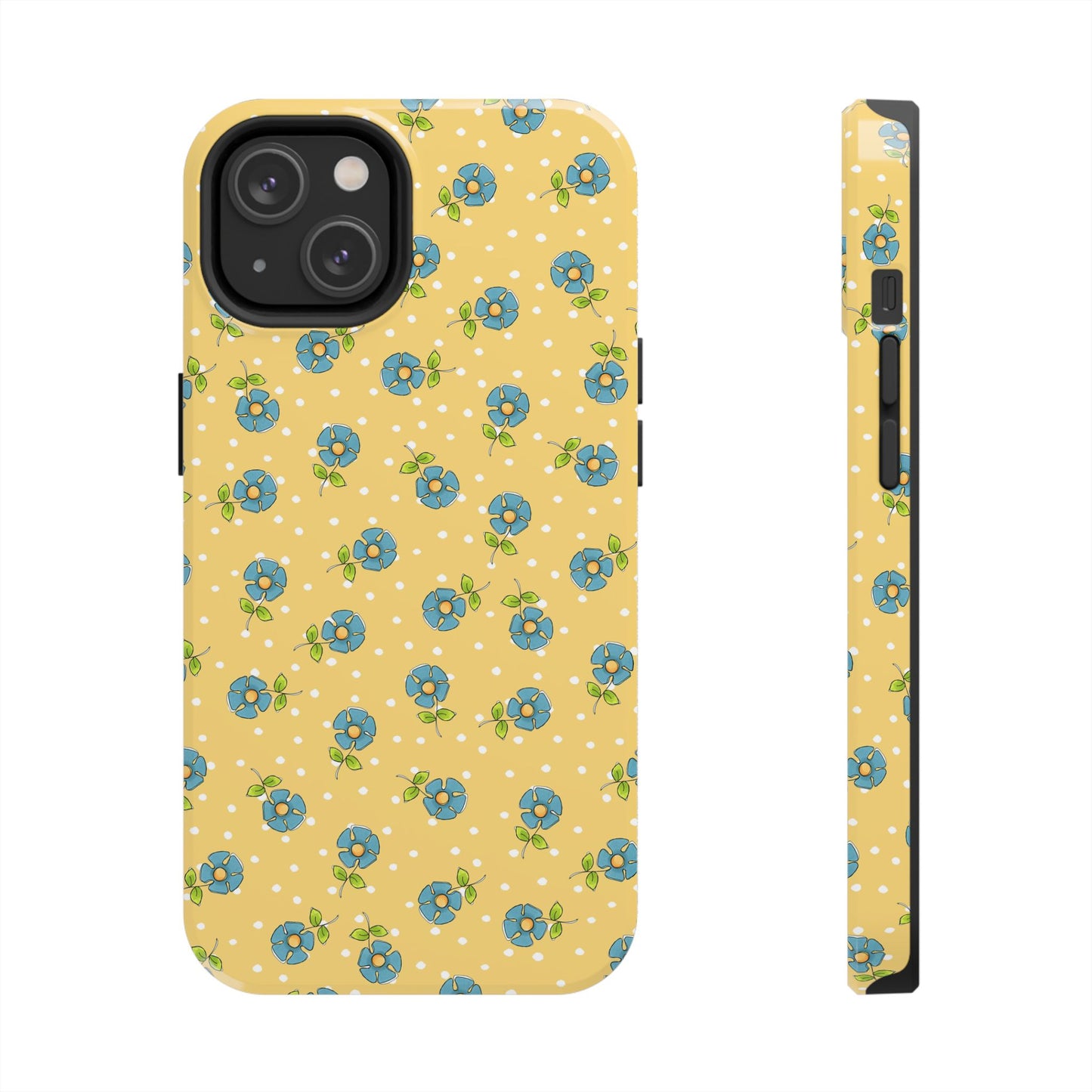 Daisy Dots Yellow Phone Case