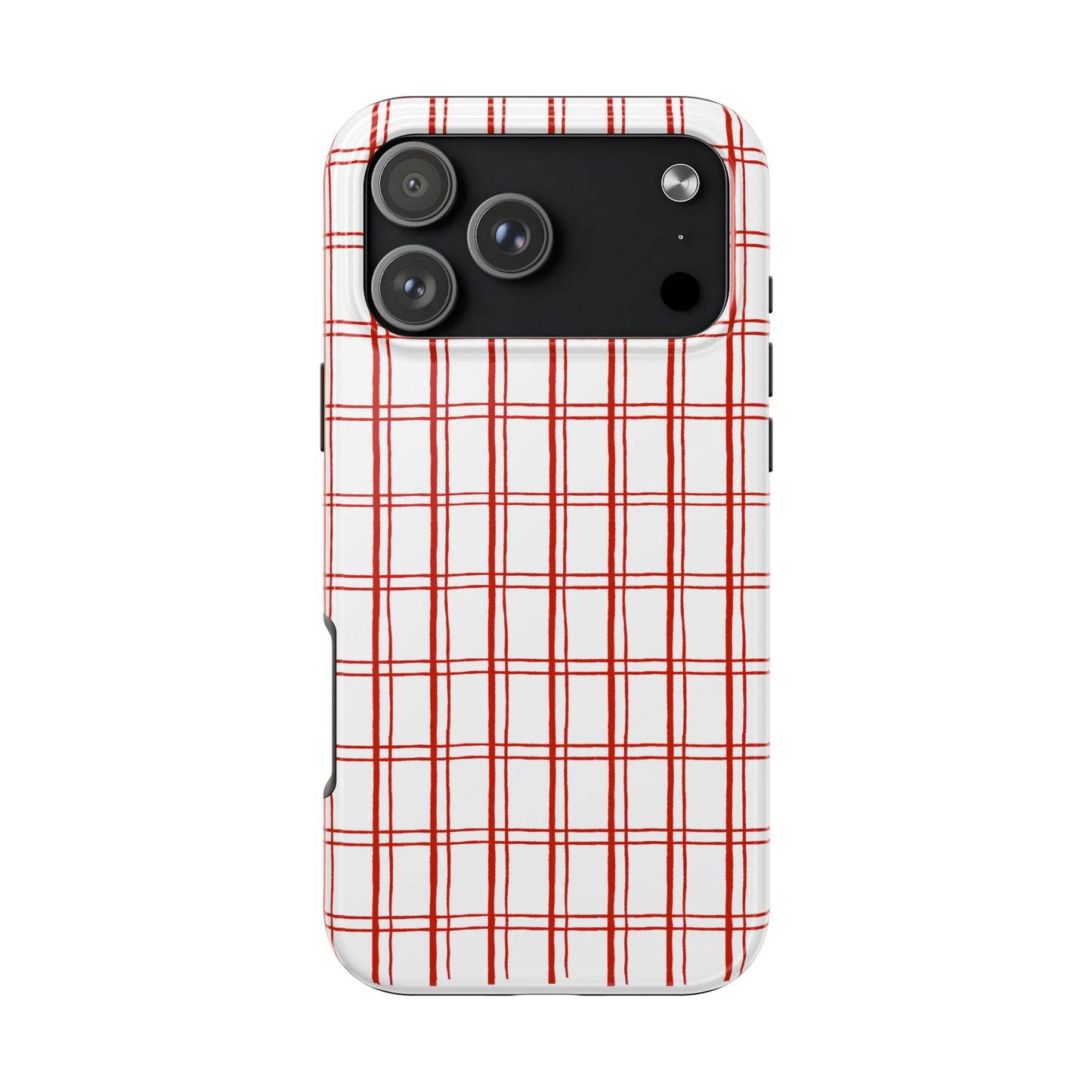 Kitchen Plaid White / Red Phone Case