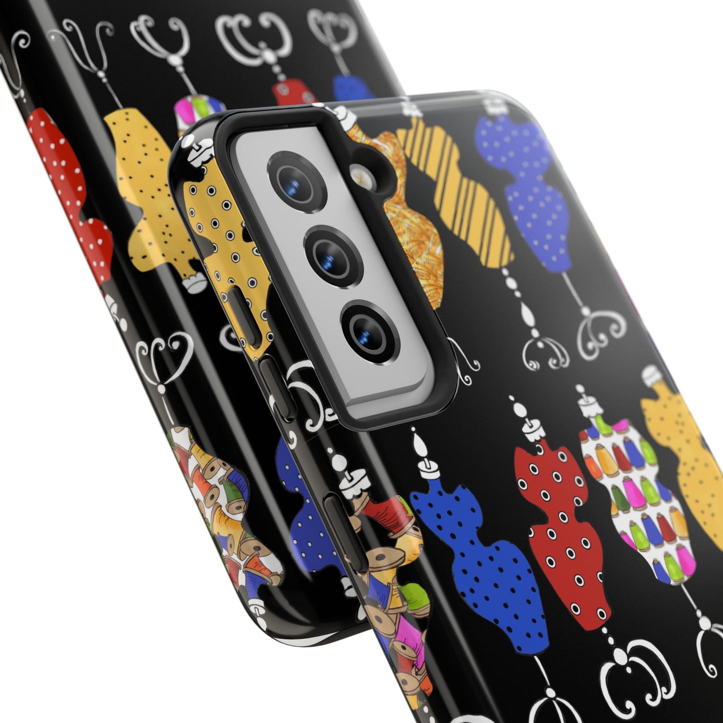 Go Figure Black / Multi Phone Case