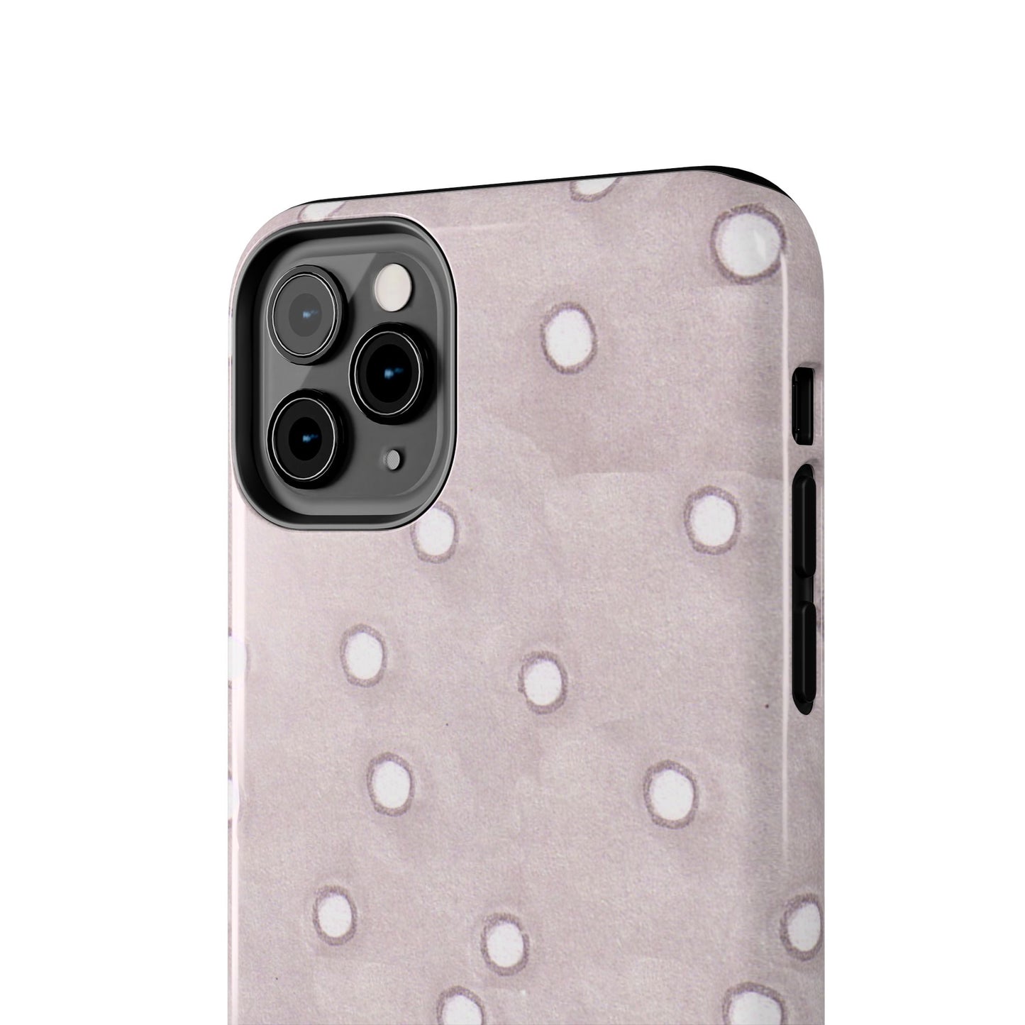 Dinky Dots Silver Phone Case