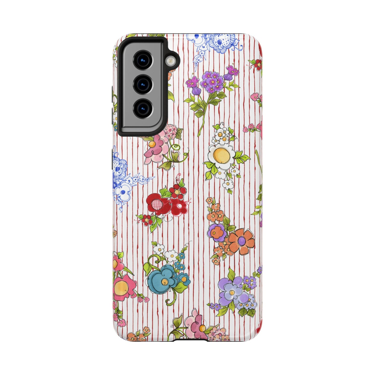 Mixed Bouquets Red / White Phone Case