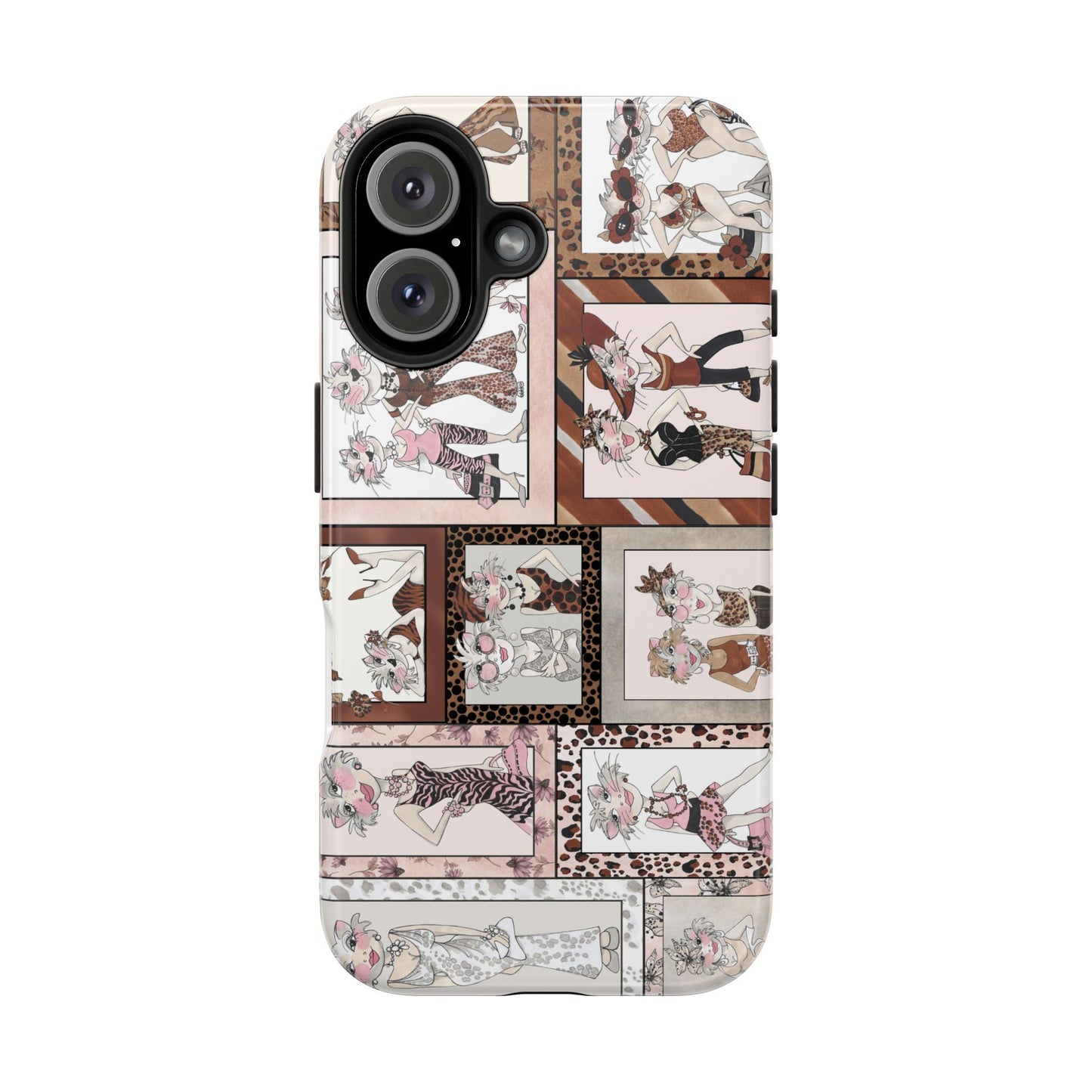 Wild Cat Woman Phone Case