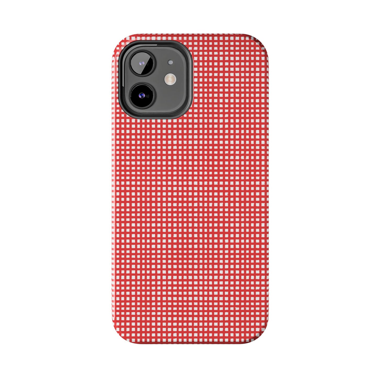 Chipper Check Red Phone Case