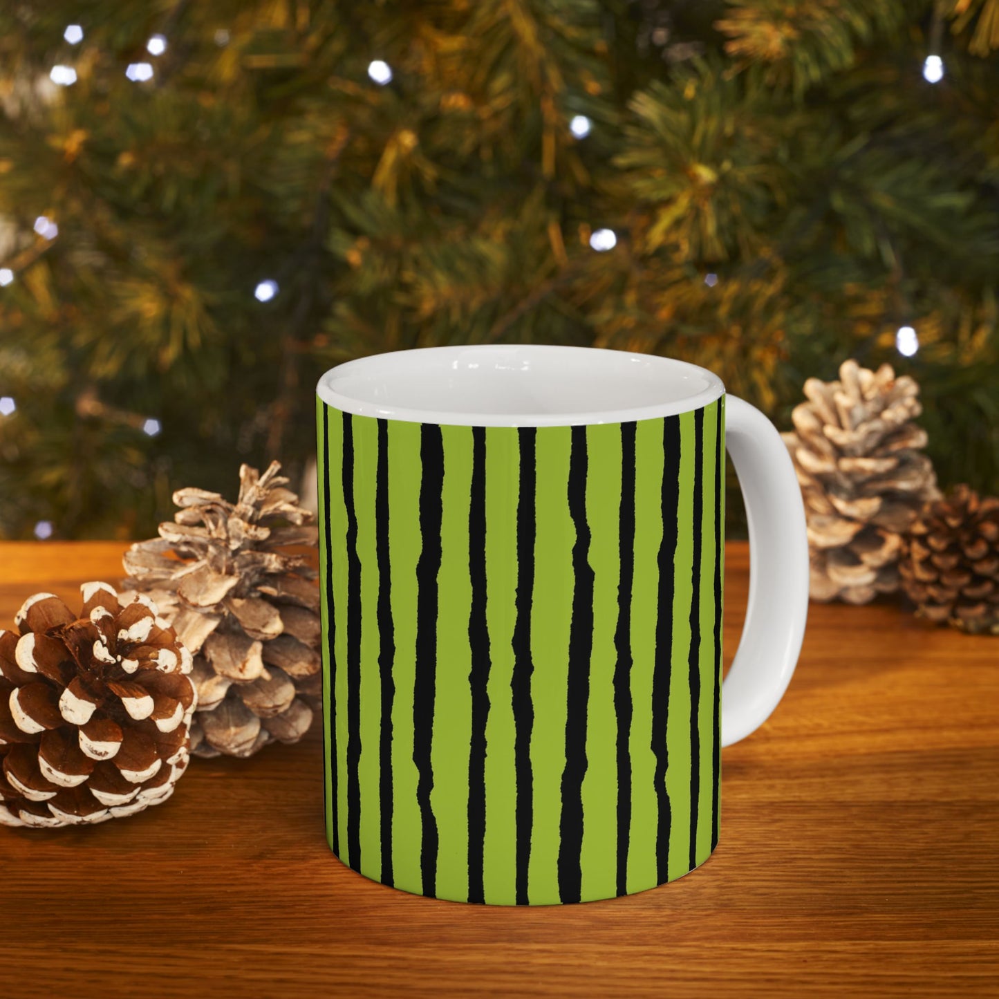 Sorta Stripe Green / Black Cup