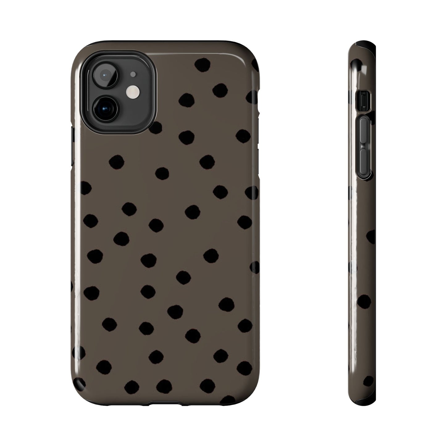 Dinky Dots Toast / Black Phone Case