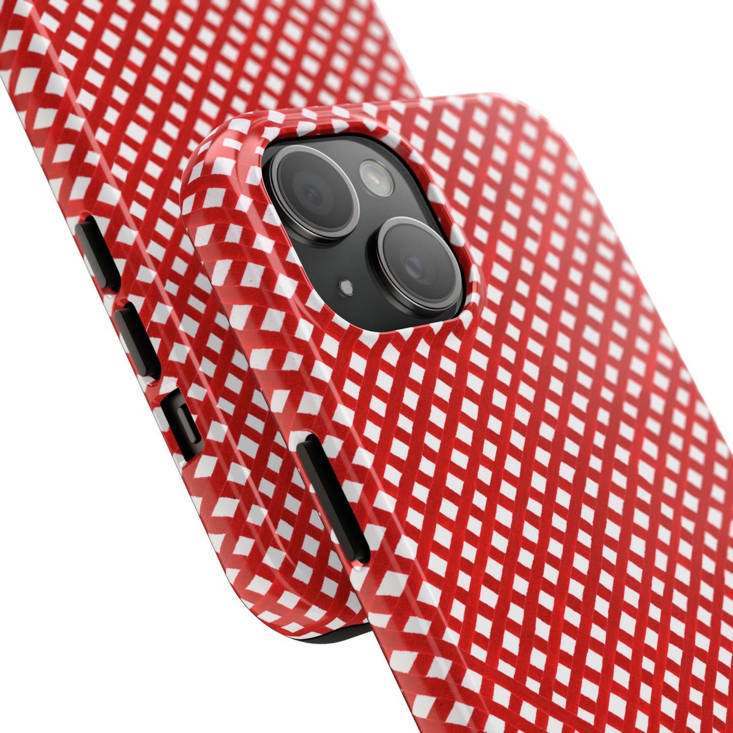 Trellis Check Red Phone Case