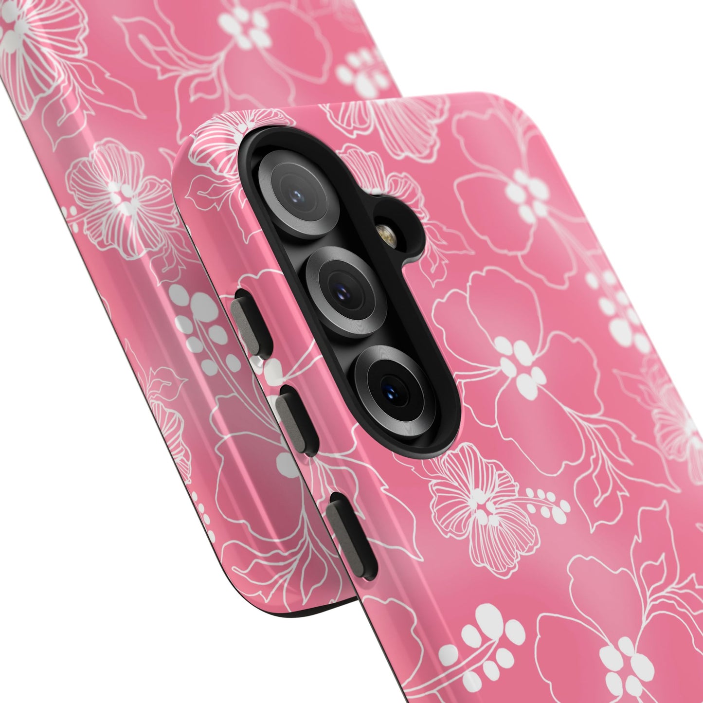Lacey Hibiscus Pink Phone Case