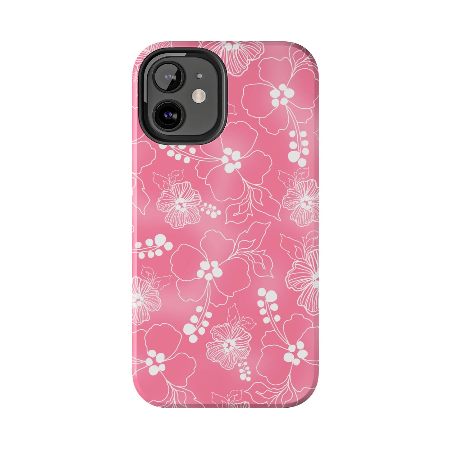 Lacey Hibiscus Pink Phone Case